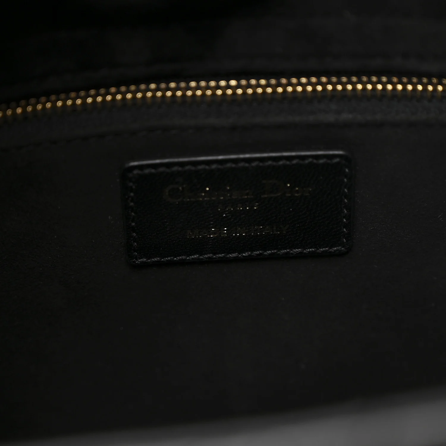Lambskin Cannage Large Lady Dior Black - Image 6
