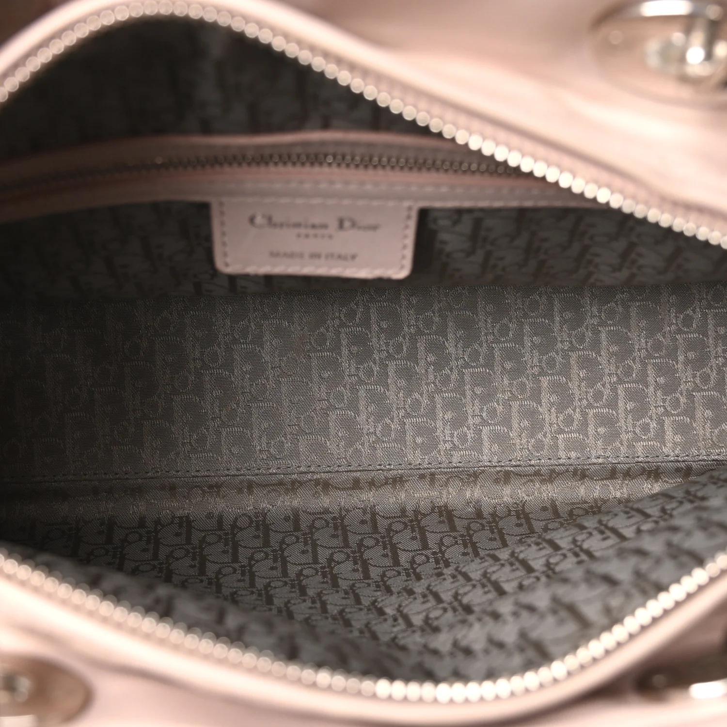 Lambskin Cannage Large Lady Dior Light Pink - Image 5