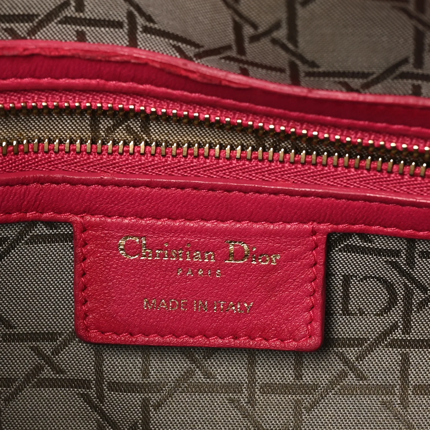 Lambskin Cannage Large Lady Dior Pink - Image 6