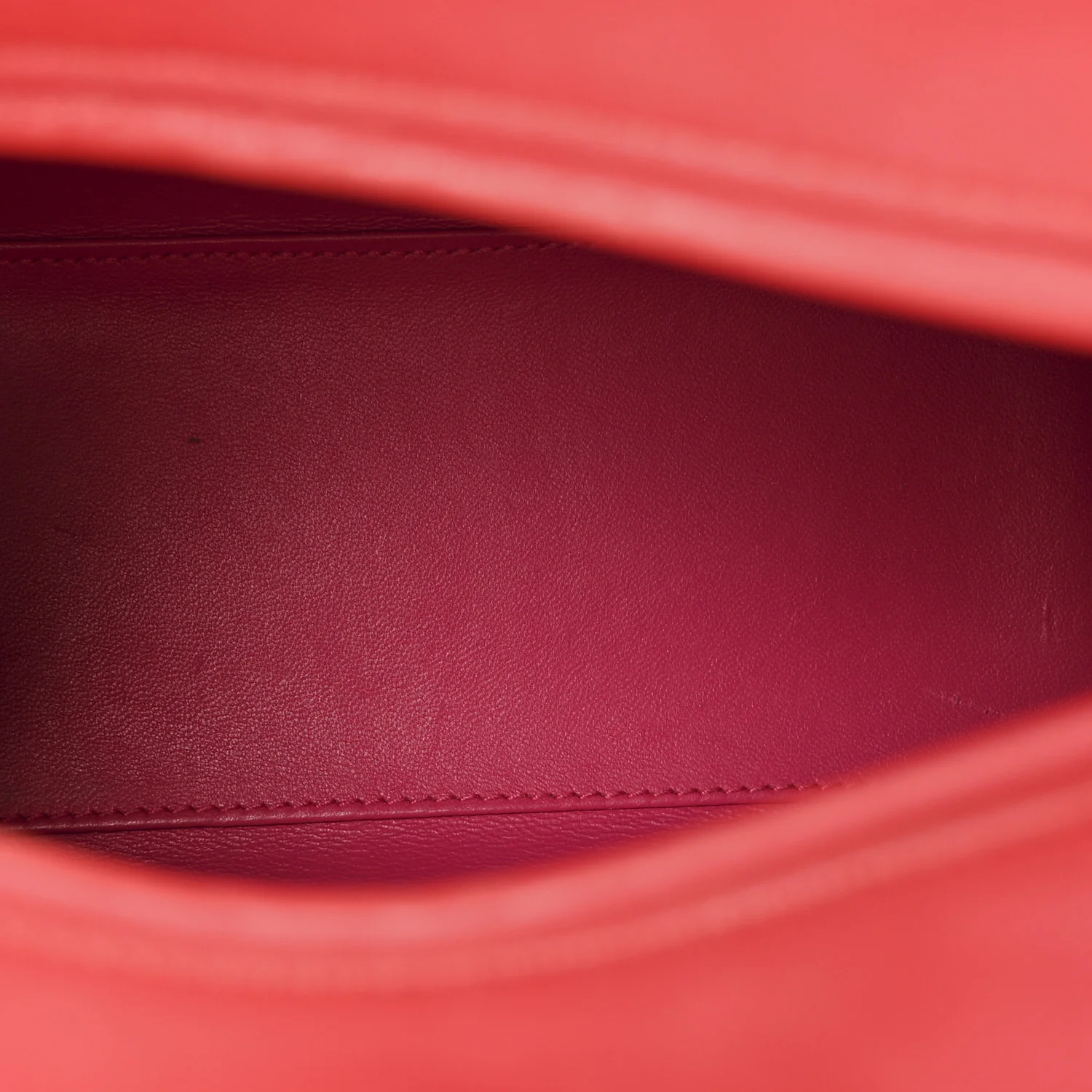 Lambskin Cannage Medium Bi-Color Lady Dior Orange Fuchsia - Image 5