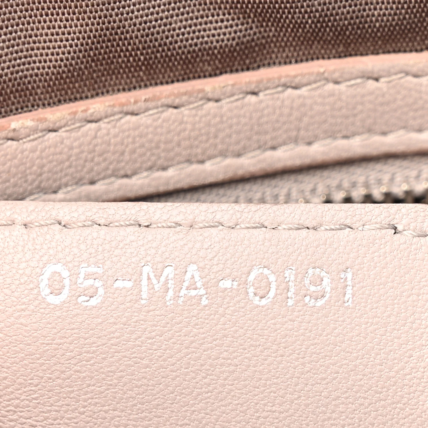 Lambskin Cannage Medium Granville Tote Grey - Image 7