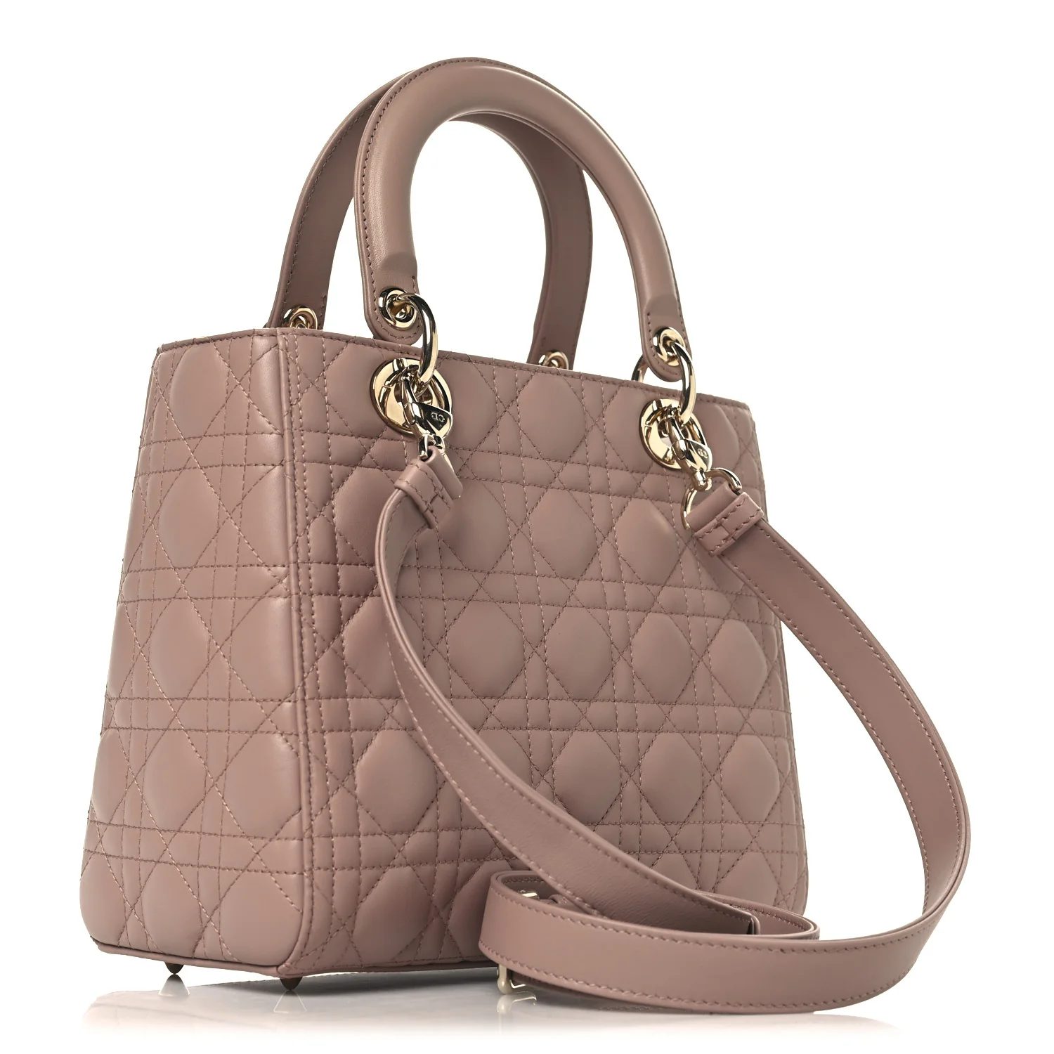 Lambskin Cannage Medium Lady Dior Fard - Image 3