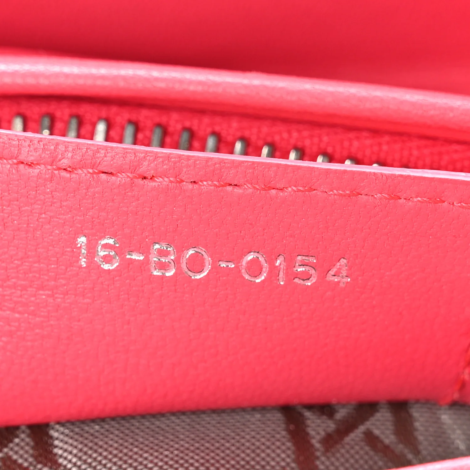Lambskin Cannage Medium Lady Dior Fuchsia - Image 7