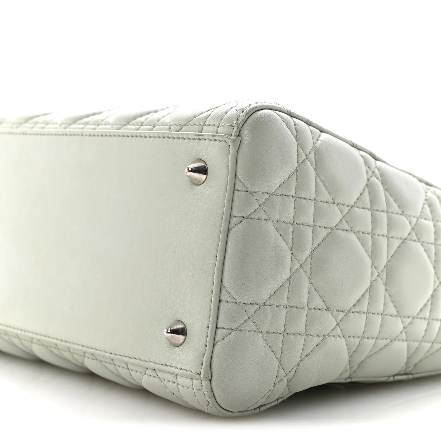 Lambskin Cannage Medium Lady Dior Green - Image 10