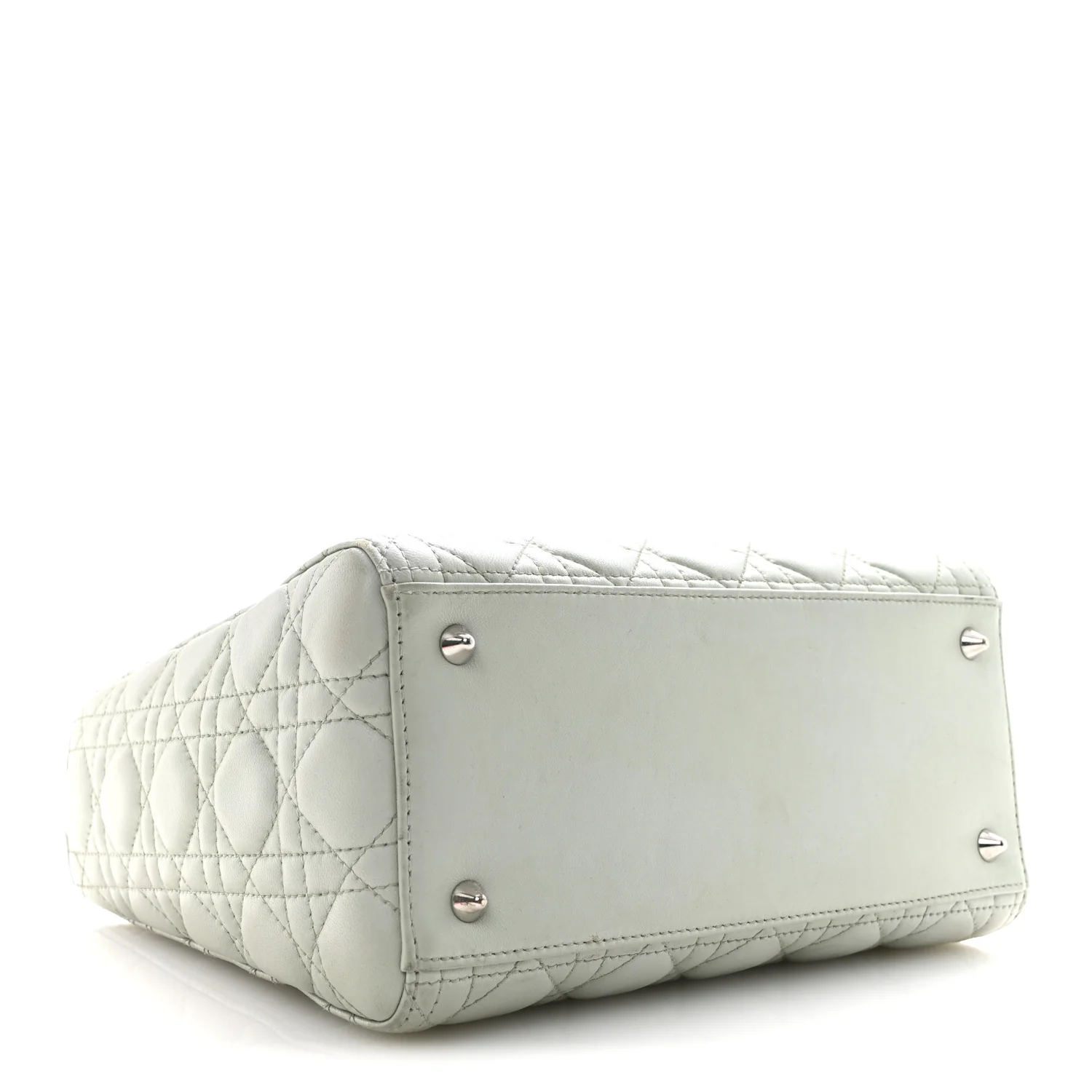 Lambskin Cannage Medium Lady Dior Green - Image 4
