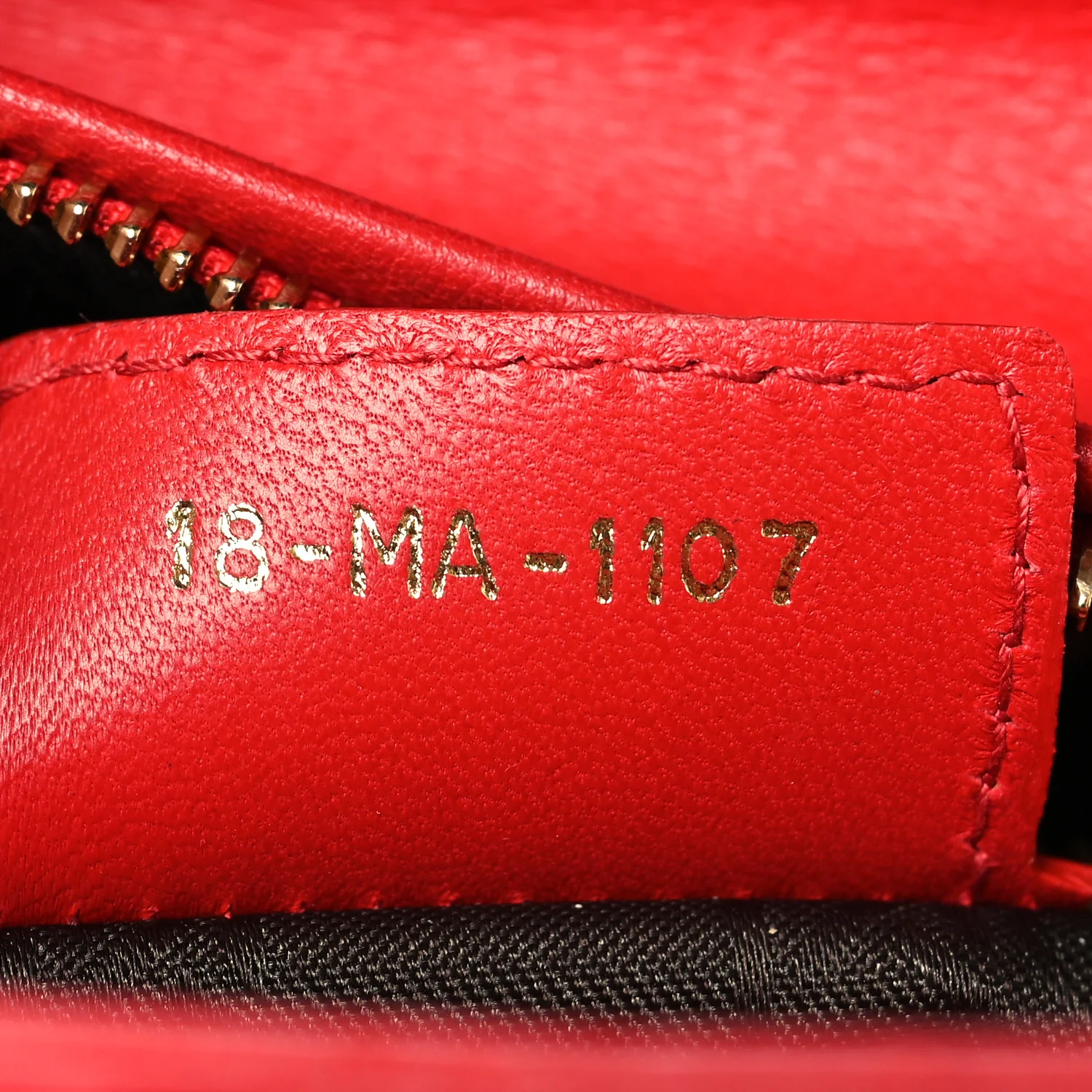 Lambskin Cannage Medium Lady Dior Red - Image 7