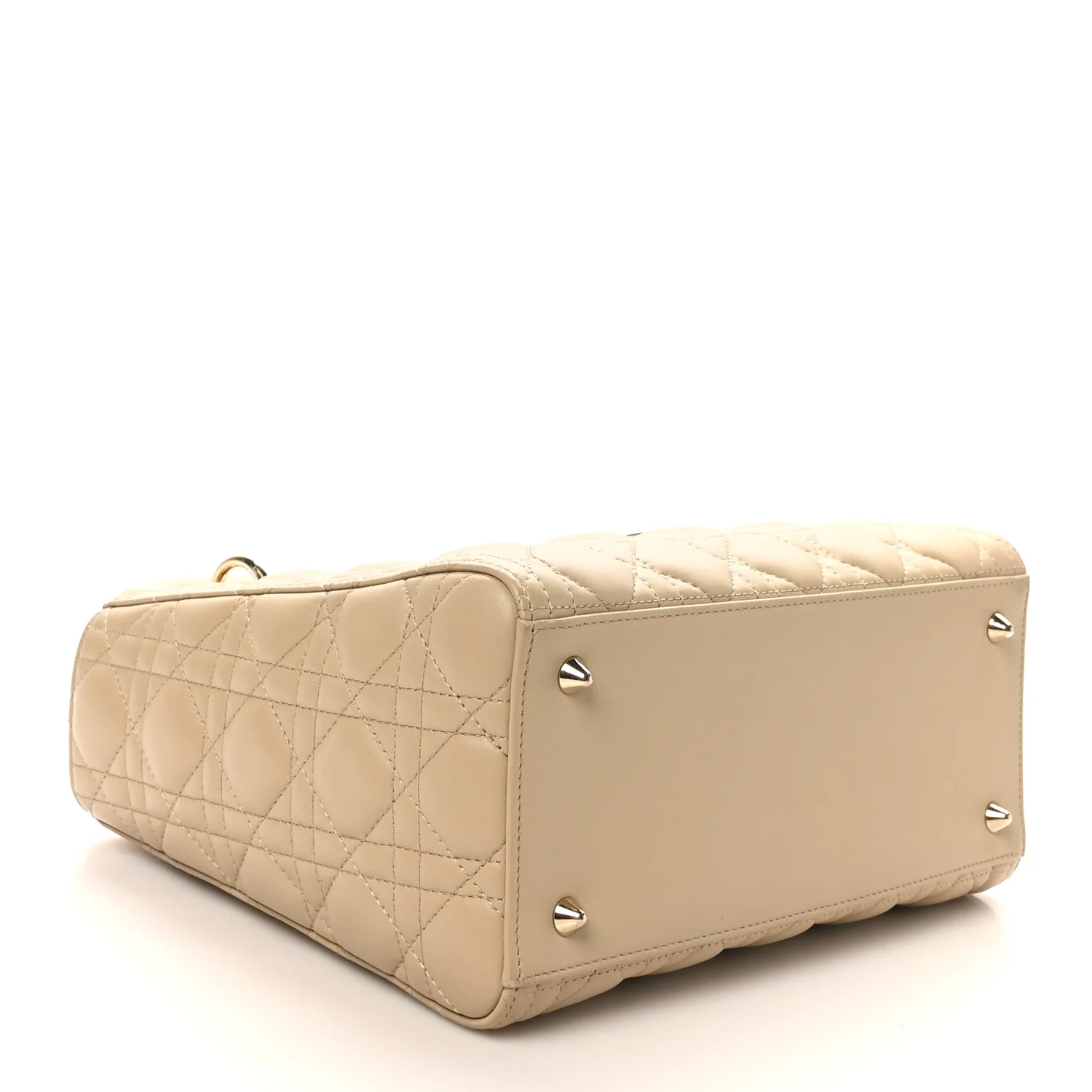 Lambskin Cannage Medium Lady Dior Sand - Image 4