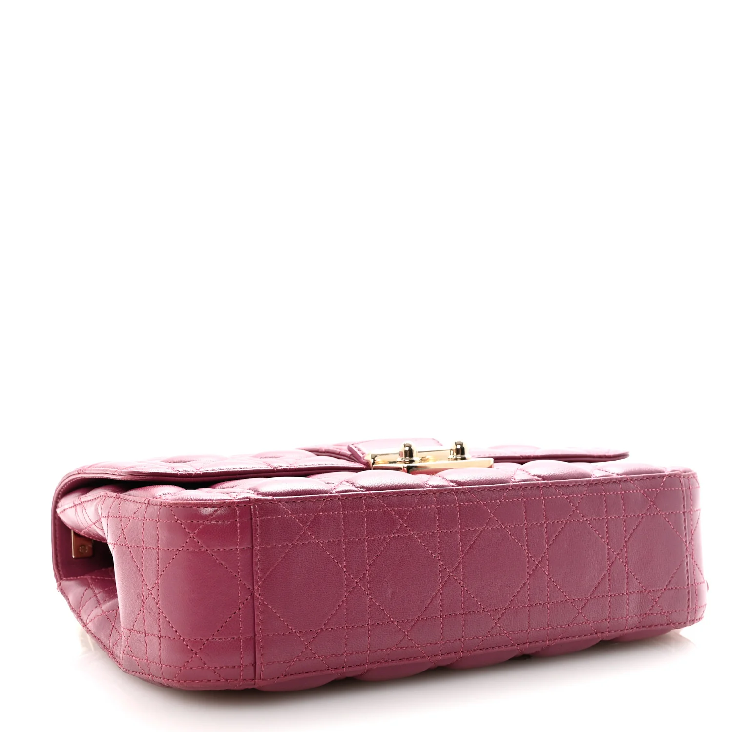 Lambskin Cannage Medium Miss Dior Flap Fuchsia - Image 4