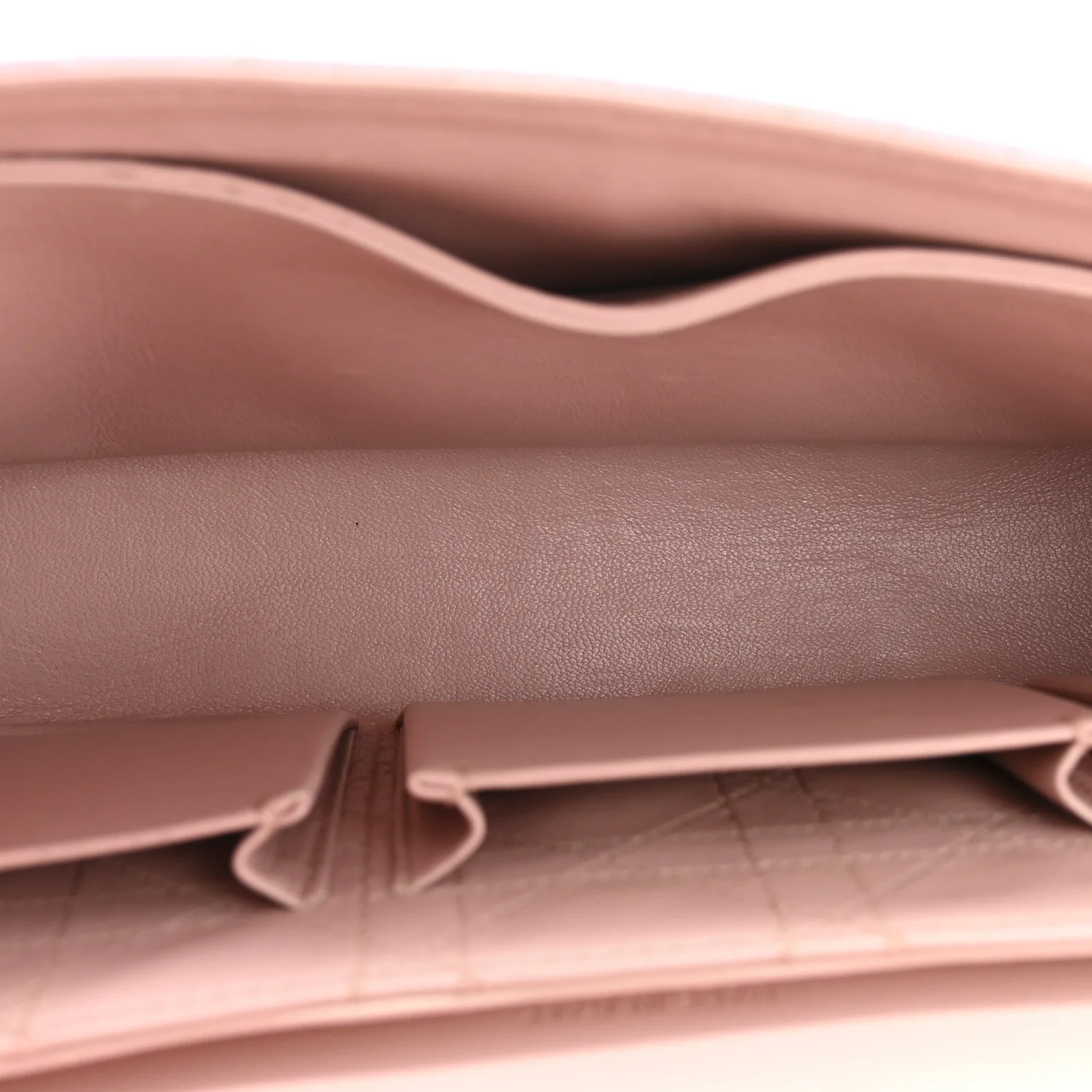 Lambskin Cannage Medium Miss Dior Flap Purple Beige - Image 5