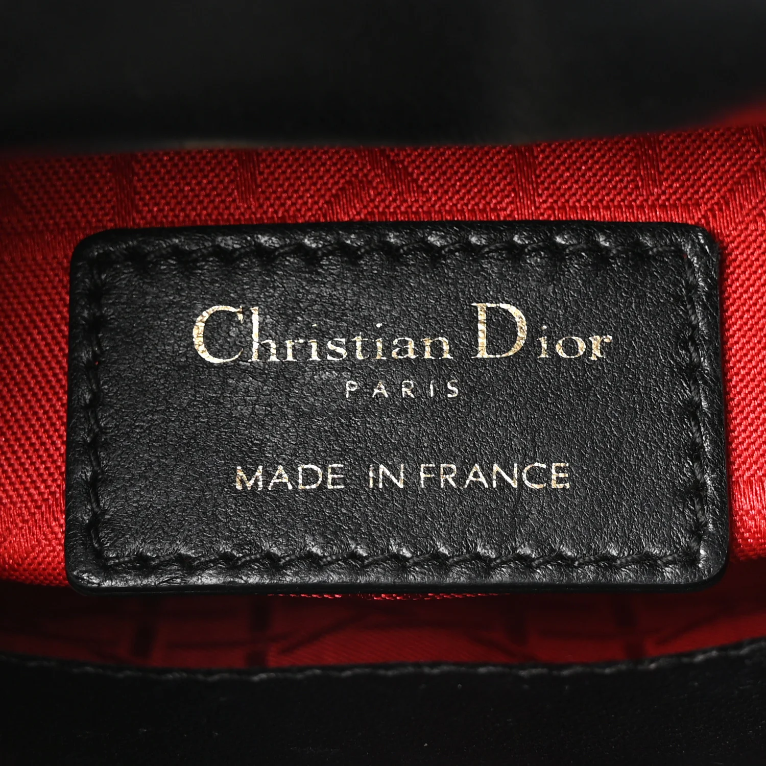 Lambskin Cannage Mini Lady Dior Black - Image 6