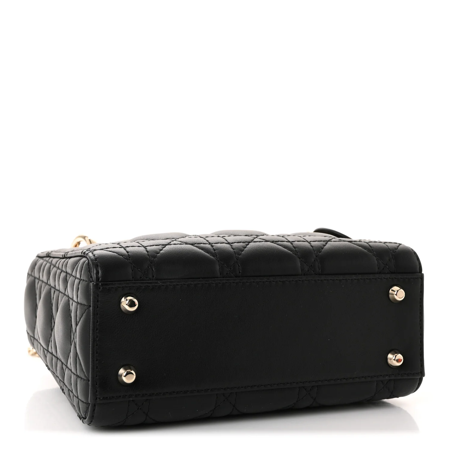 Lambskin Cannage Mini Lady Dior Black - Image 4