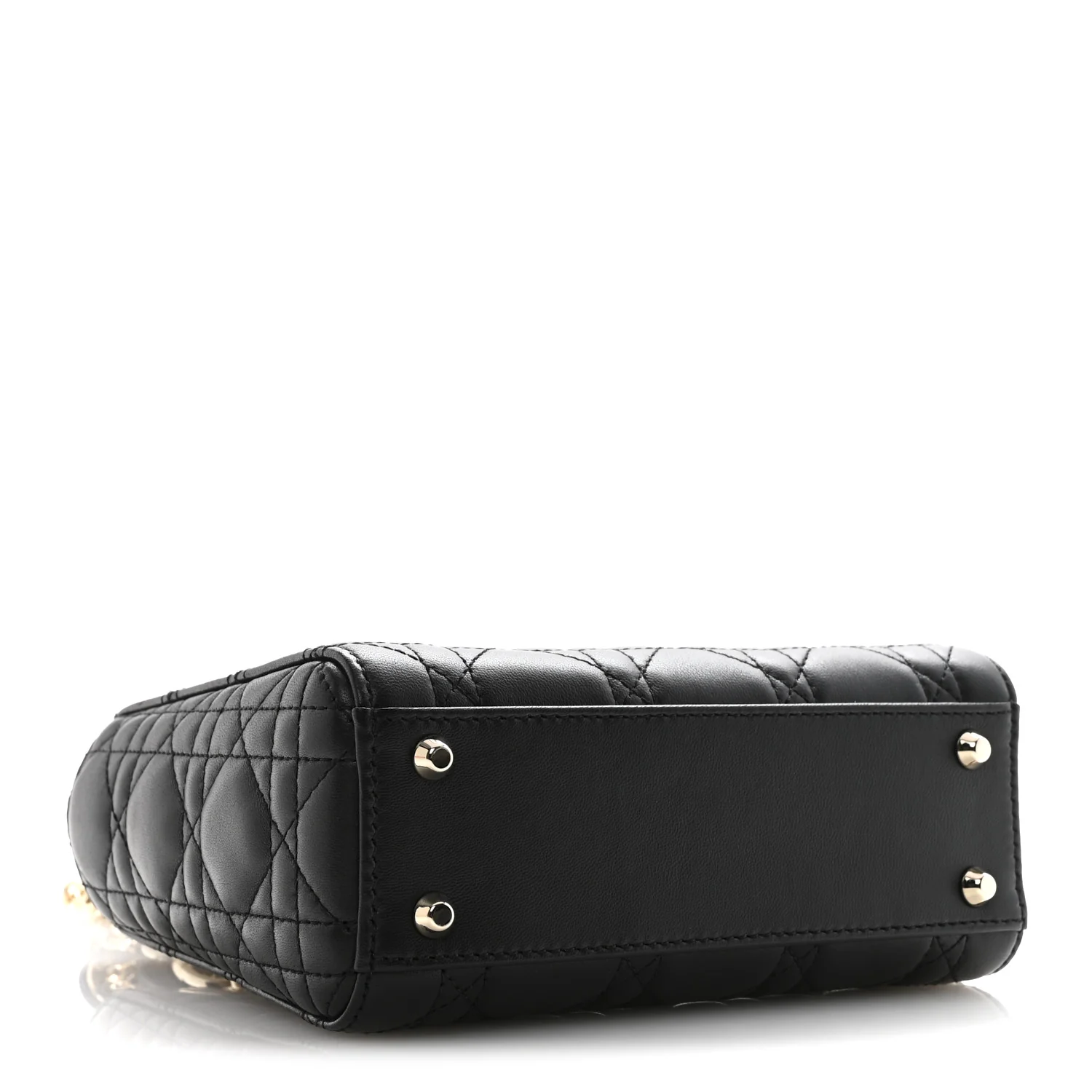Lambskin Cannage Mini Lady Dior Black - Image 4
