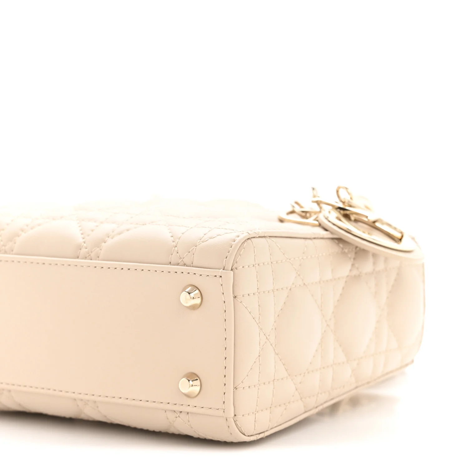 Lambskin Cannage Mini Lady Dior Sand - Image 10