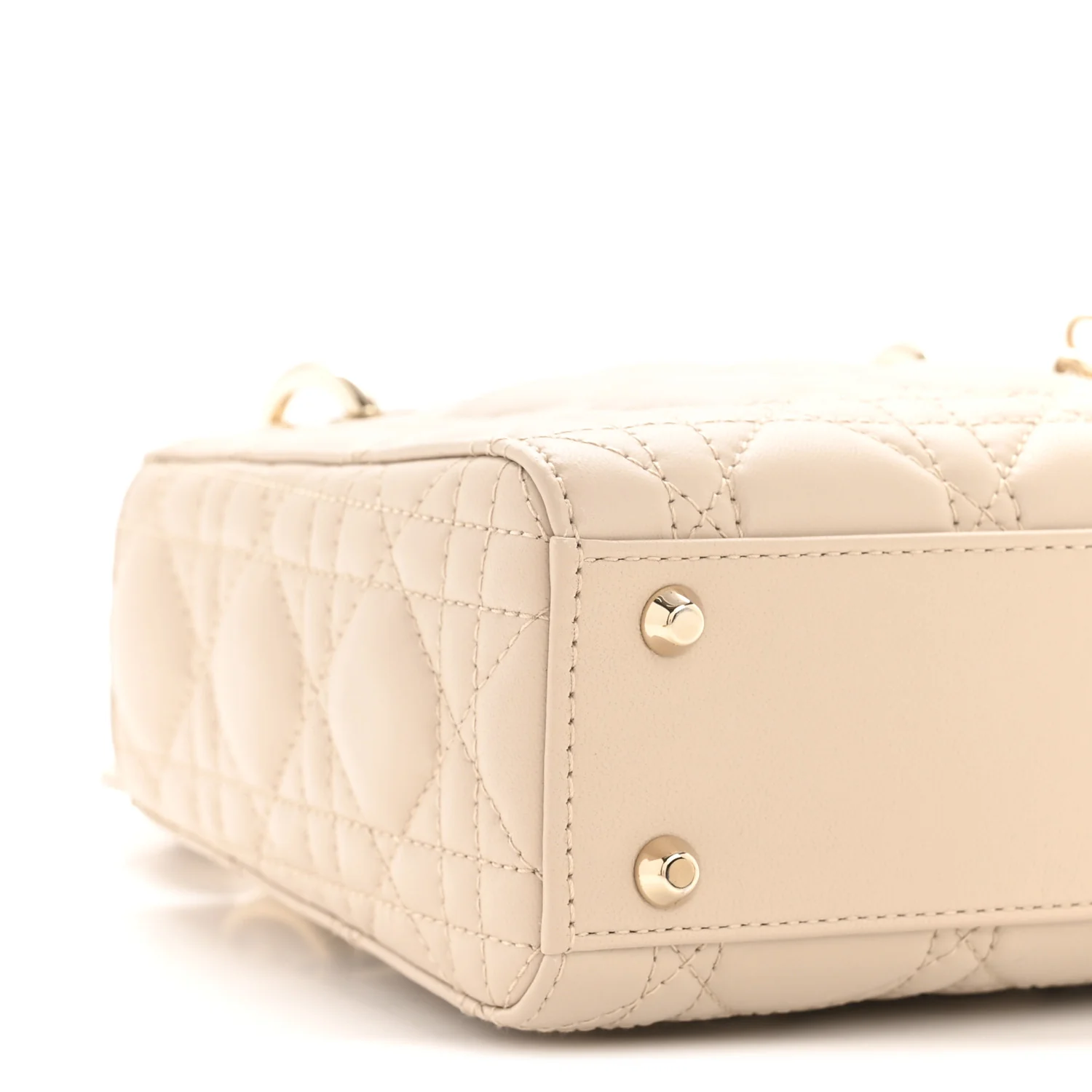 Lambskin Cannage Mini Lady Dior Sand - Image 9
