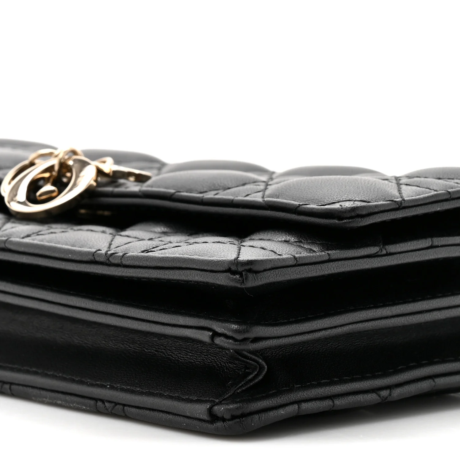 Lambskin Cannage Mini My Dior Bag Black - Image 10