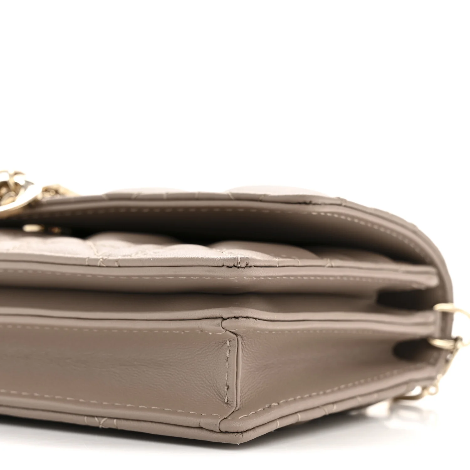 Lambskin Cannage Mini My Dior Bag Powder Beige - Image 10