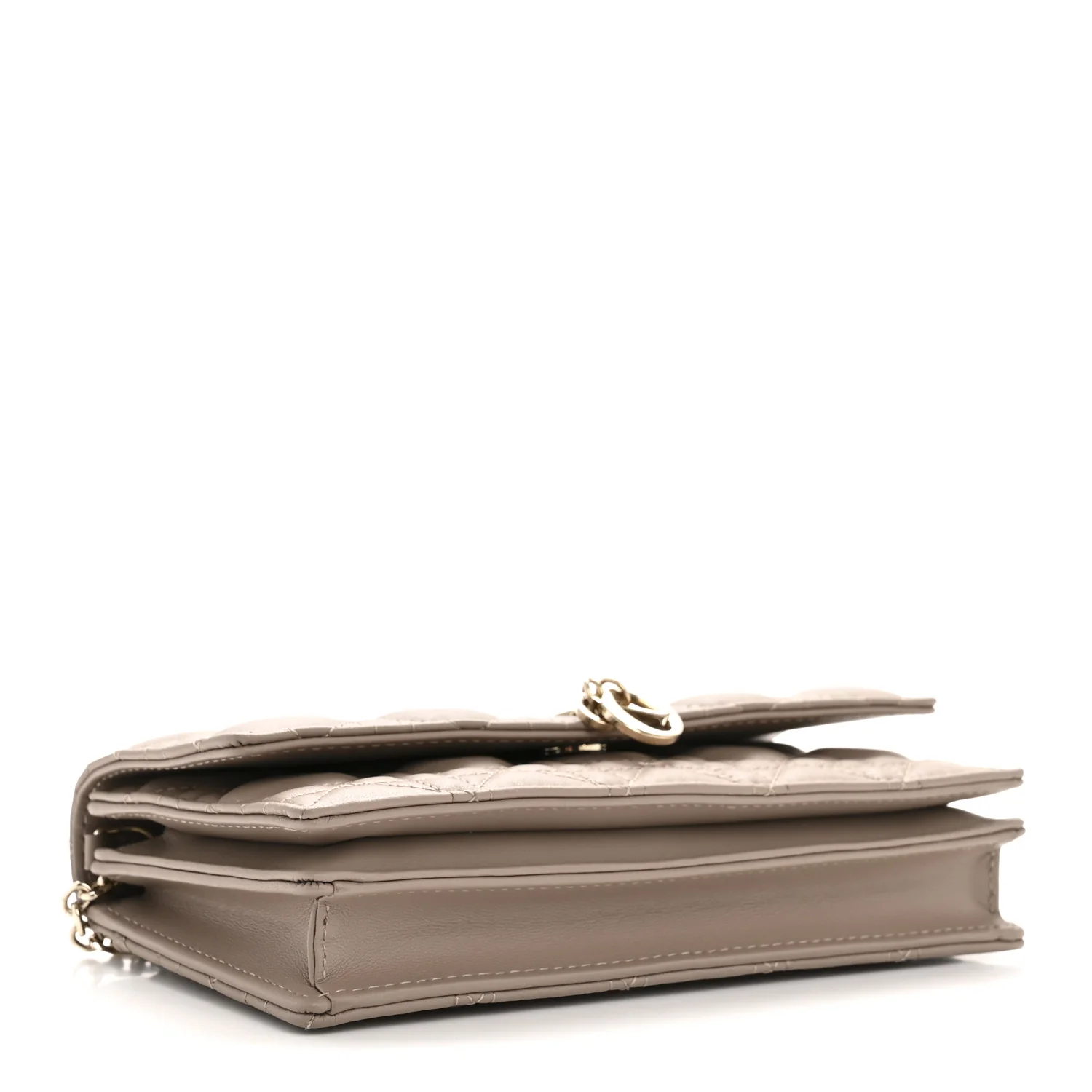 Lambskin Cannage Mini My Dior Bag Powder Beige - Image 4