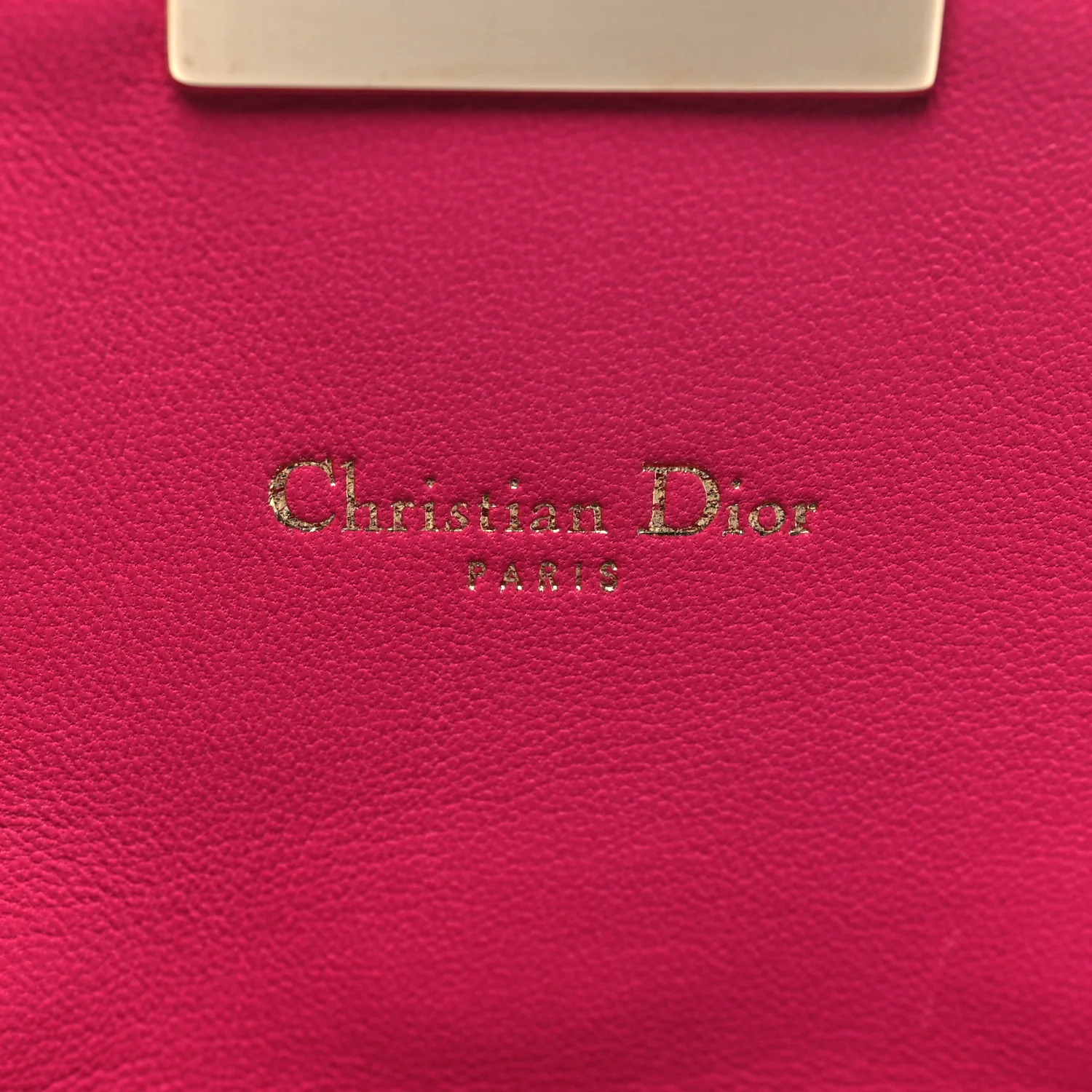 Lambskin Cannage Miss Dior Promenade Pouch Fuchsia - Image 6