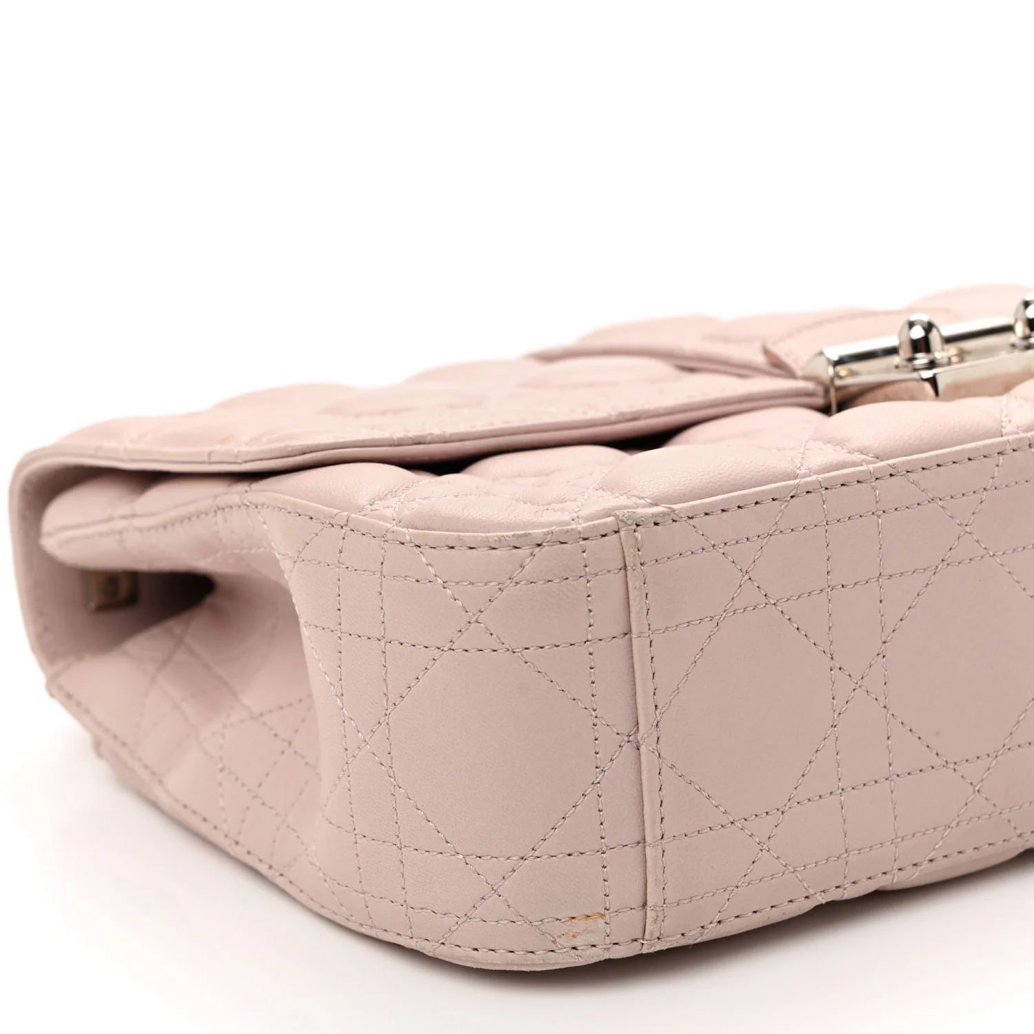 Lambskin Cannage Miss Dior Promenade Pouch Pink - Image 8