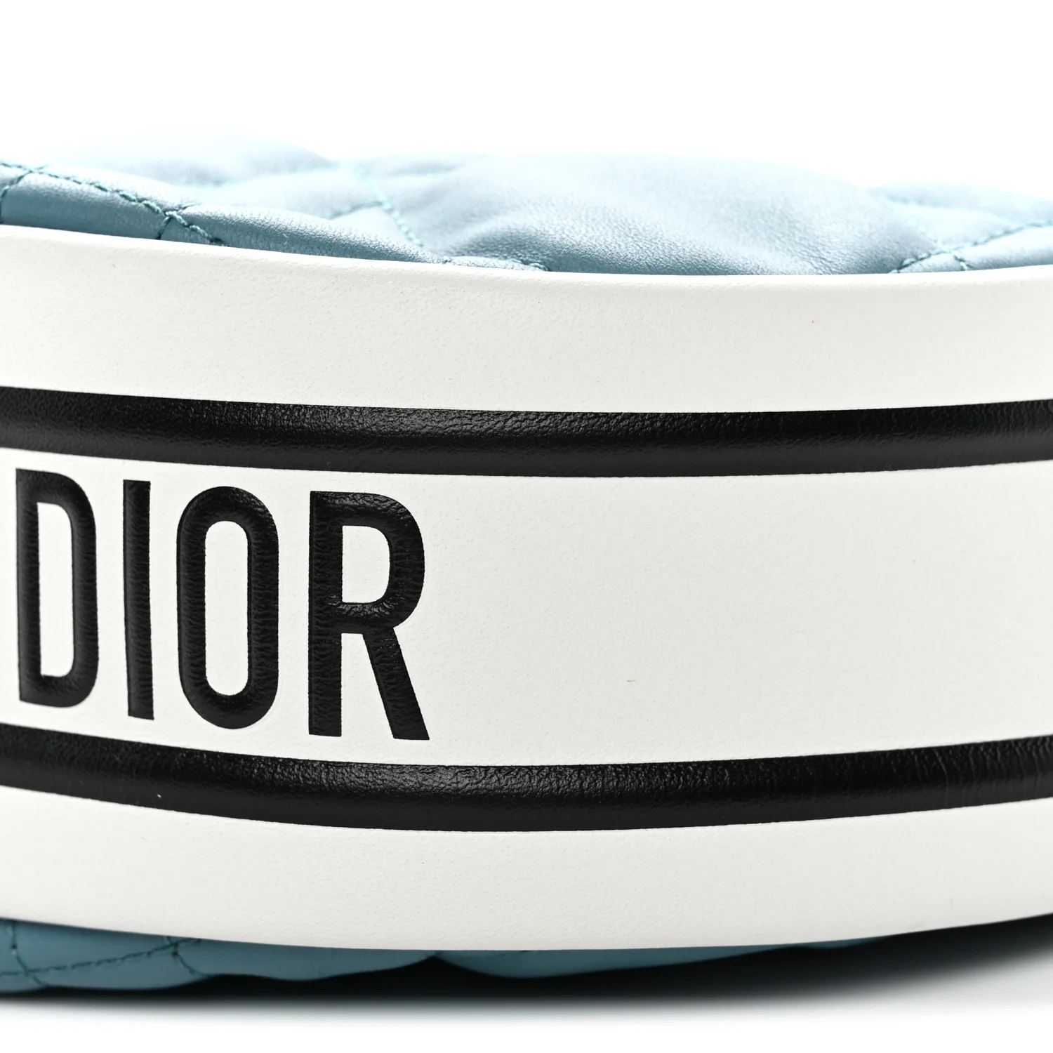 Lambskin Cannage Small Dior Vibe Hobo Bag Cloud Blue - Image 10