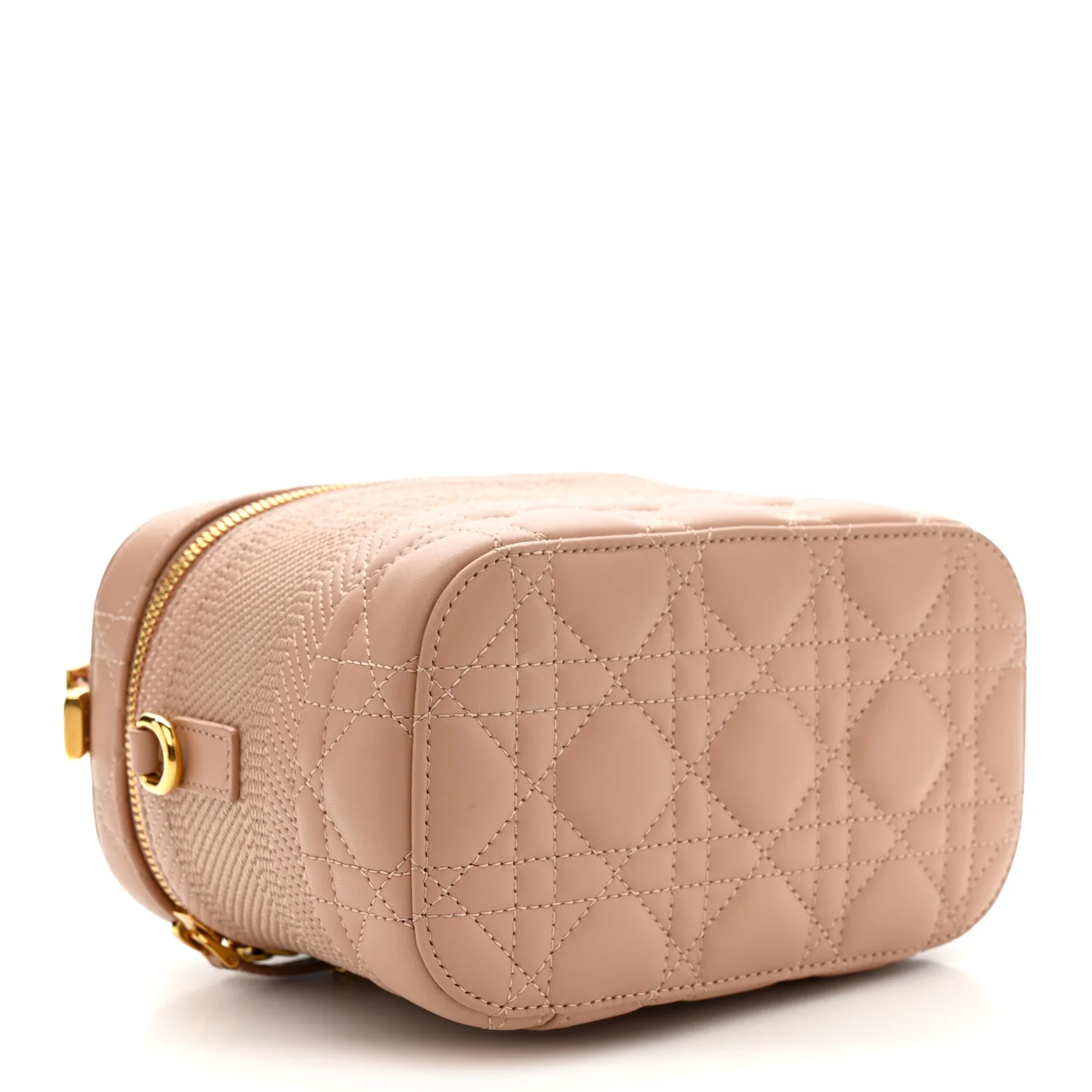 Lambskin Cannage Small Diortravel Vanity Case Rose Des Vents - Image 4