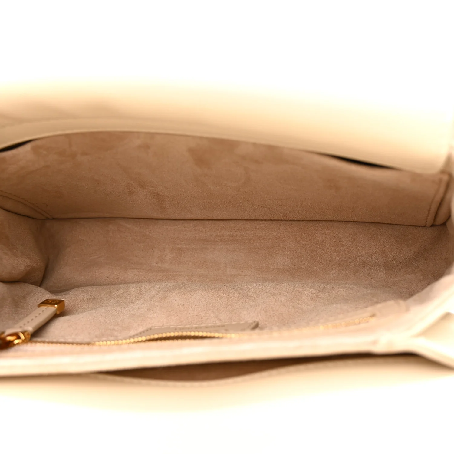 Lambskin Cannage Small Jolie Top Handle Bag Powder Beige Latte - Image 5
