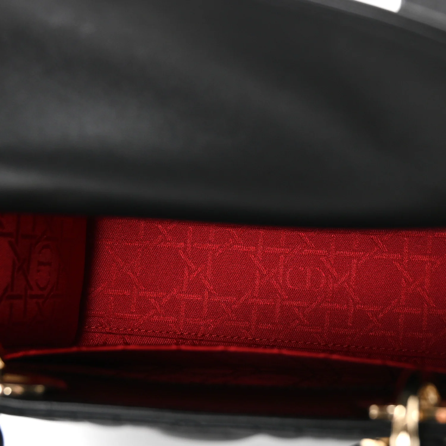 Lambskin Cannage Small My ABCDior Lady Dior Black - Image 5