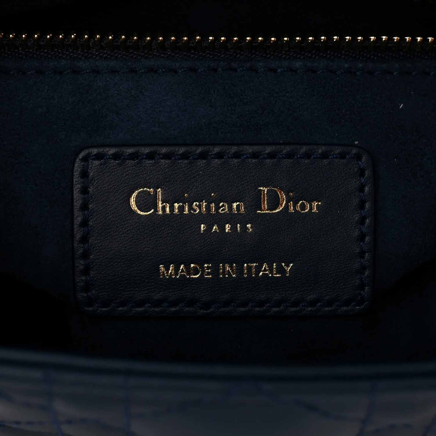 Lambskin Cannage Small My ABCDior Lady Dior Blue - Image 10