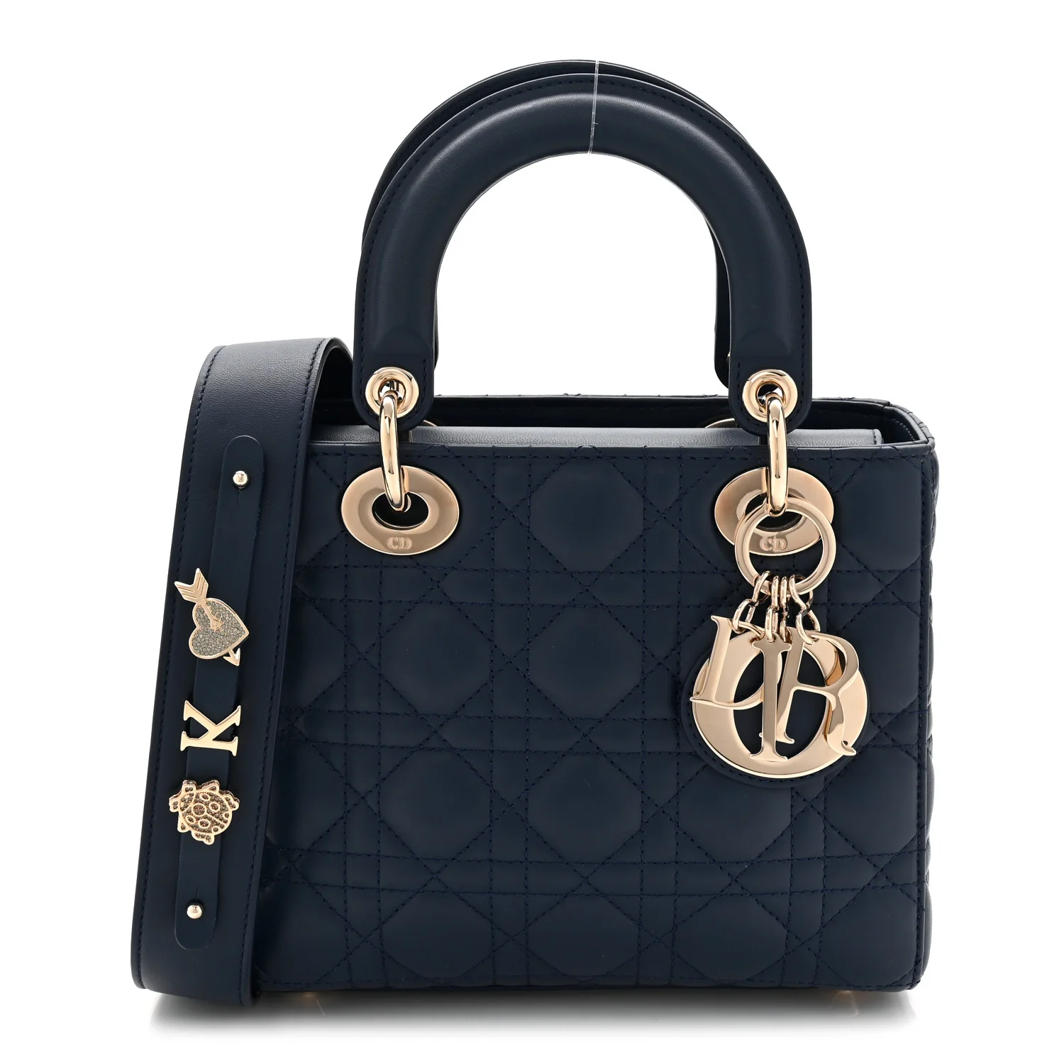 Lambskin Cannage Small My ABCDior Lady Dior Blue - Image 2