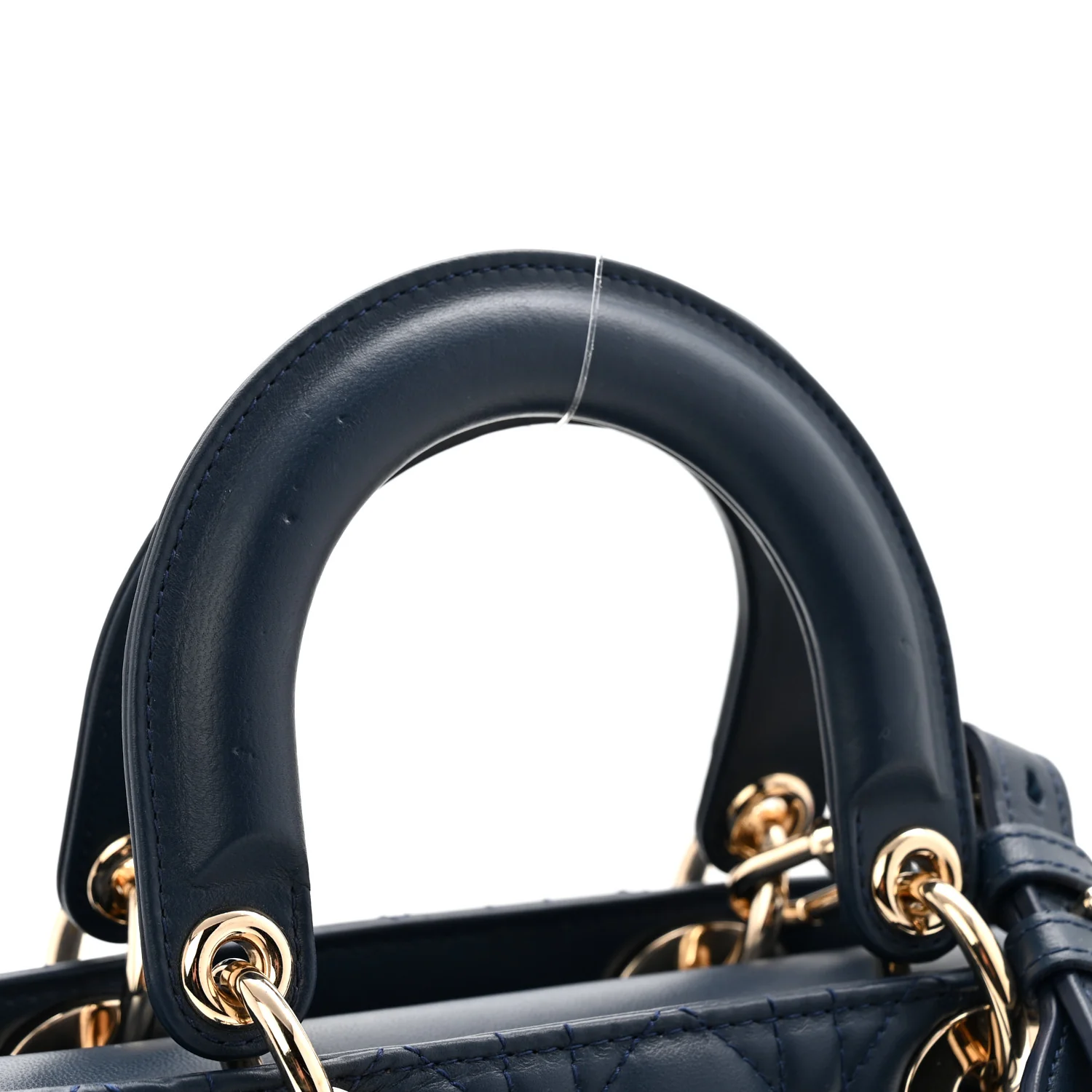 Lambskin Cannage Small My ABCDior Lady Dior Blue - Image 20