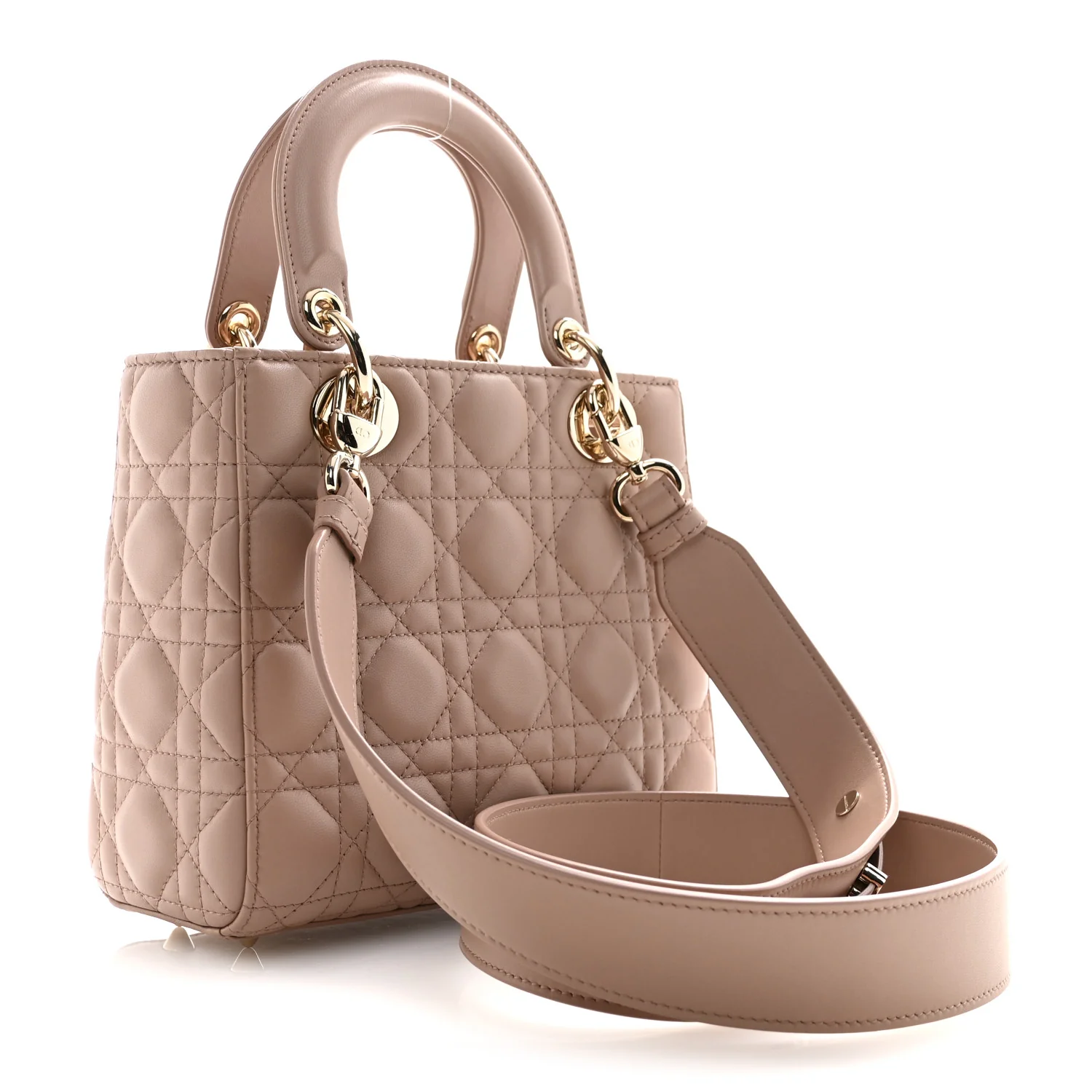 Lambskin Cannage Small My ABCDior Lady Dior Blush - Image 3