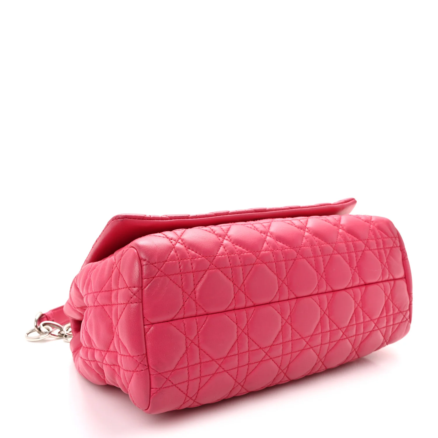 Lambskin Cannage Soft Flap Bag Pink - Image 4