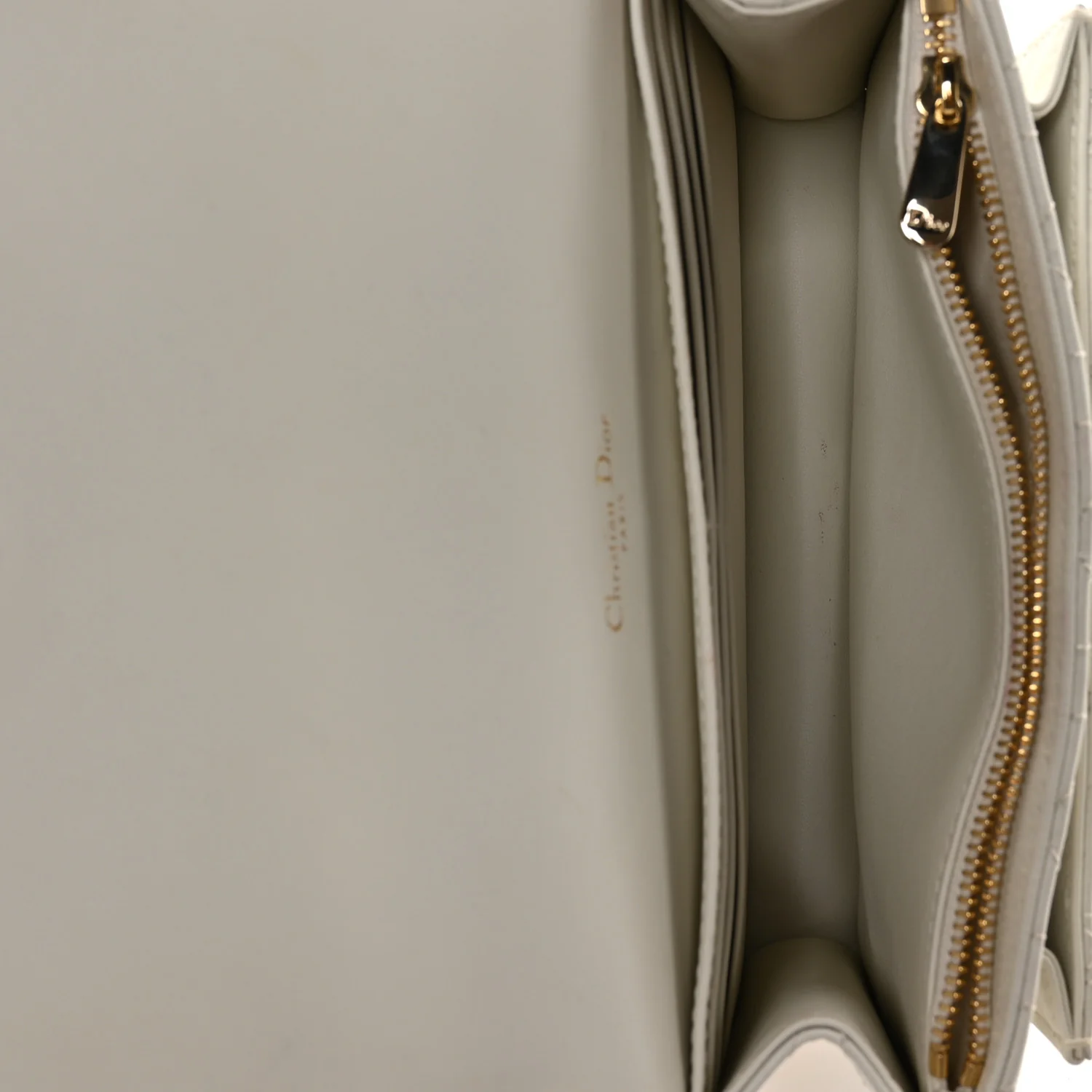 Lambskin Chain Lady Dior Chain Pouch Latte - Image 5