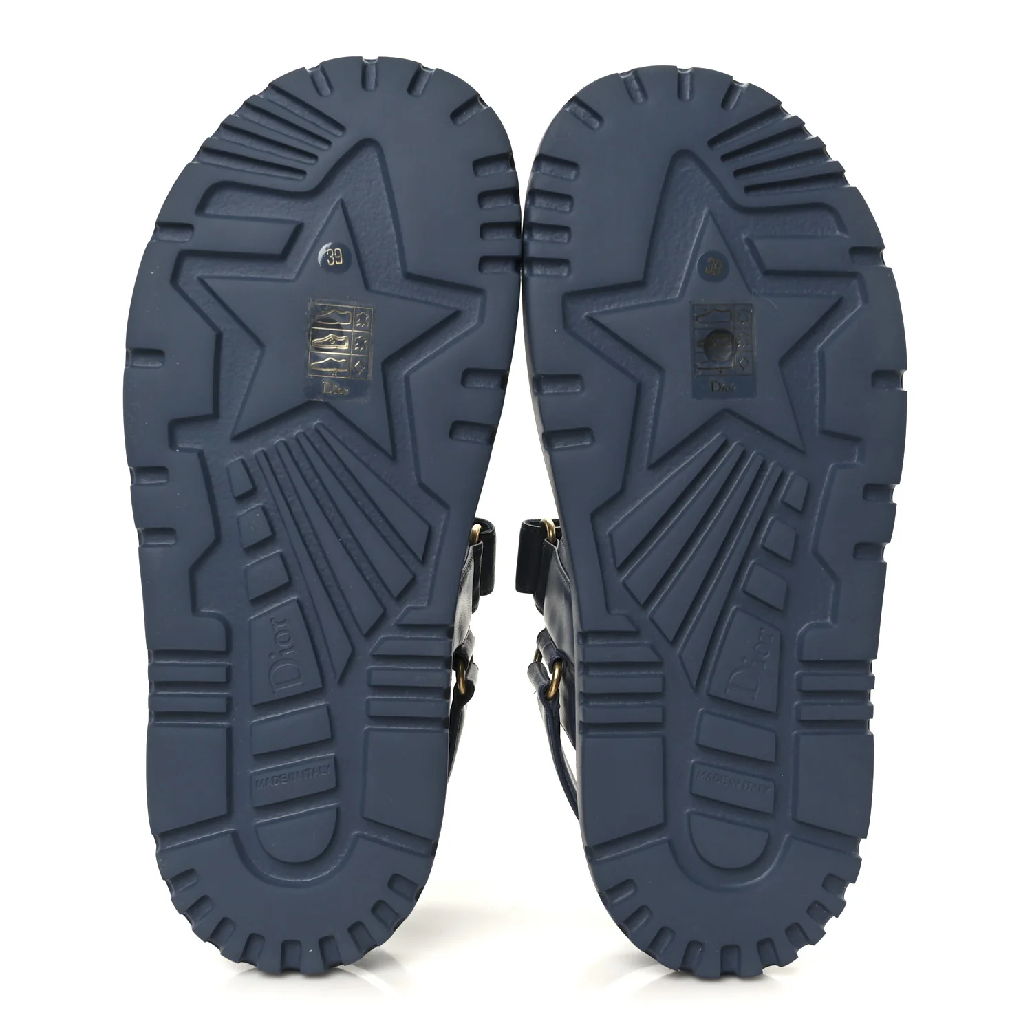 Lambskin Dioract 10mm Sandals 39 Pastel Blue - Image 6