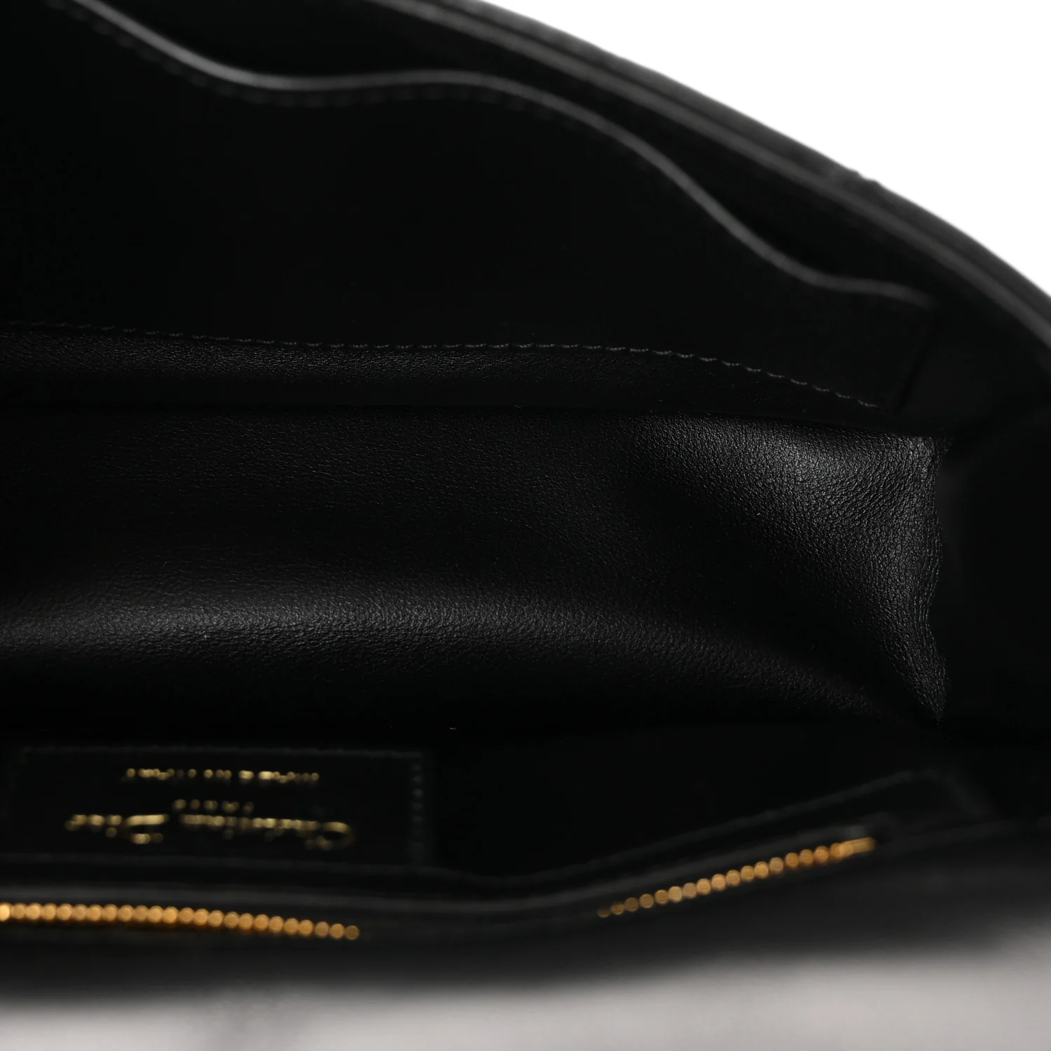 Lambskin Macrocannage Small Soft Dior Caro Bag Black - Image 5
