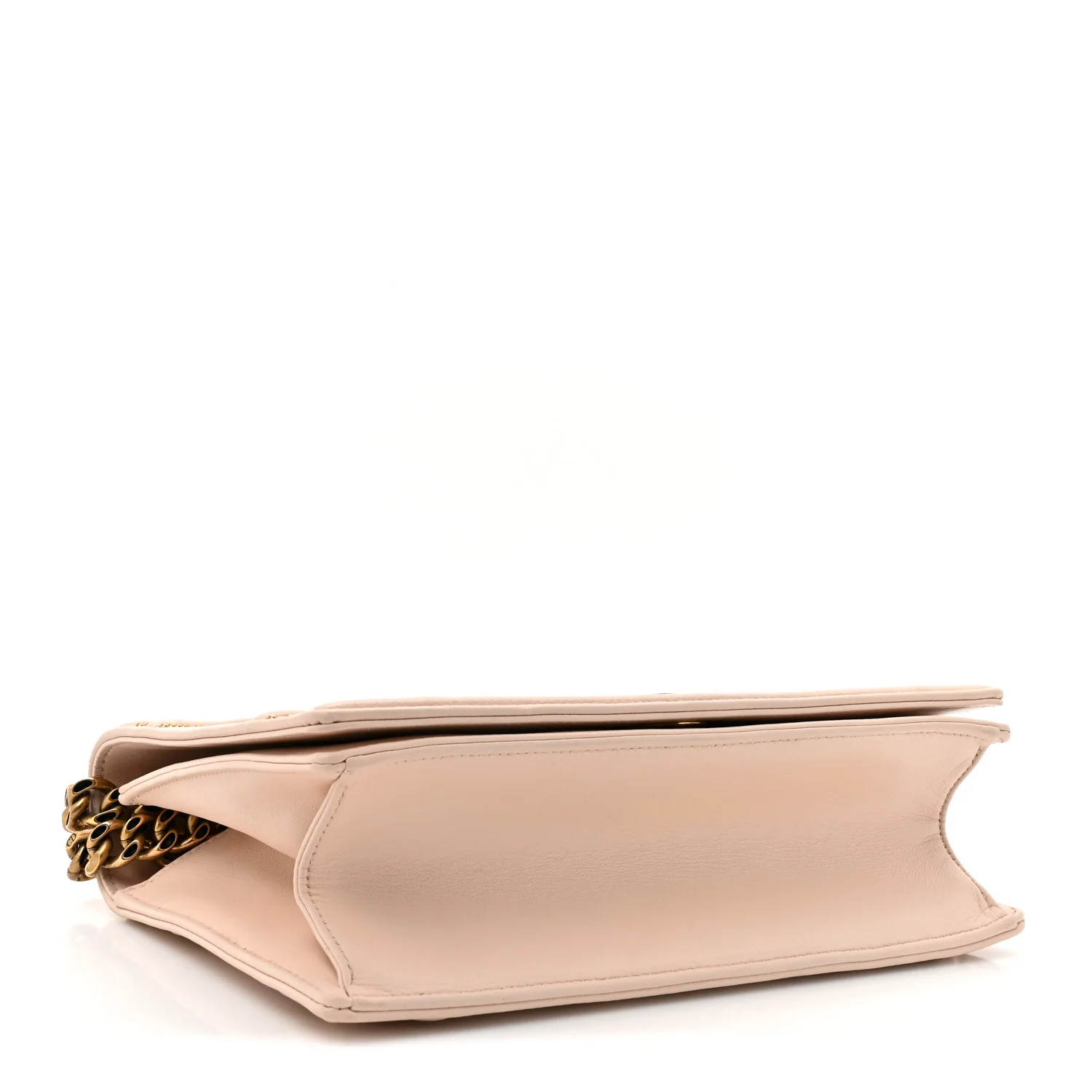 Lambskin Studded Medium Diorama Flap Bag Rose Poudre - Image 4