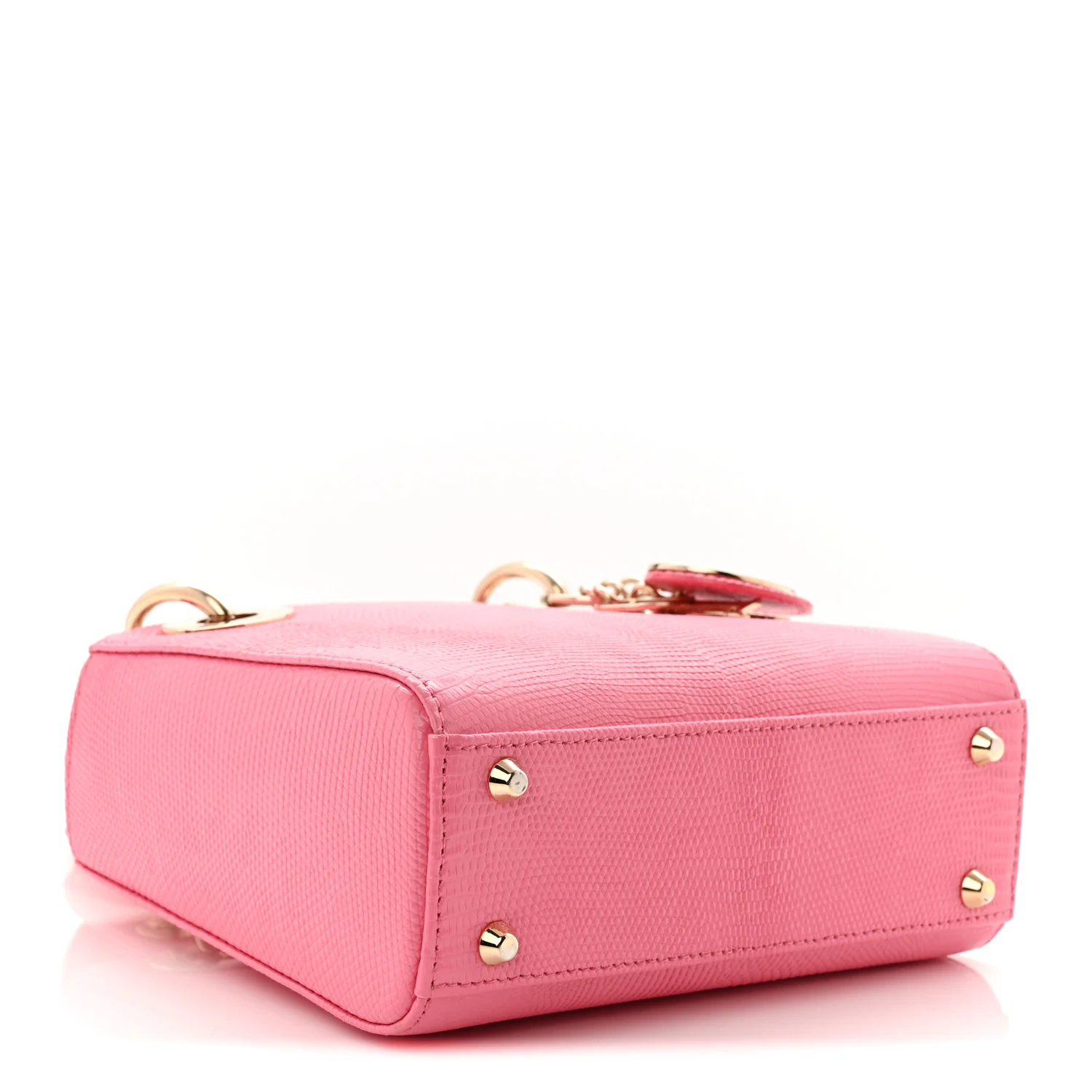 Lizard Mini Lady Dior Pink - Image 3