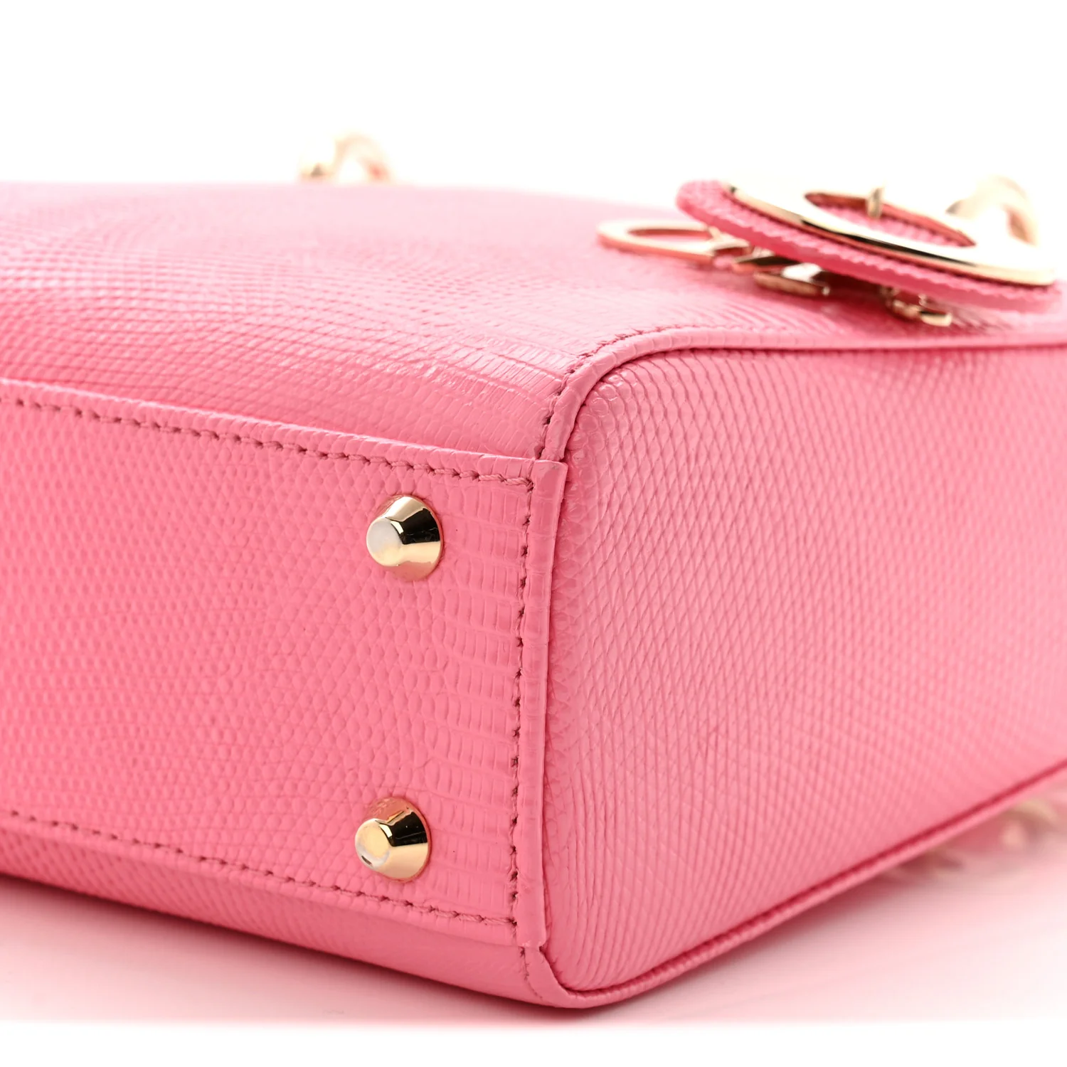 Lizard Mini Lady Dior Pink - Image 8