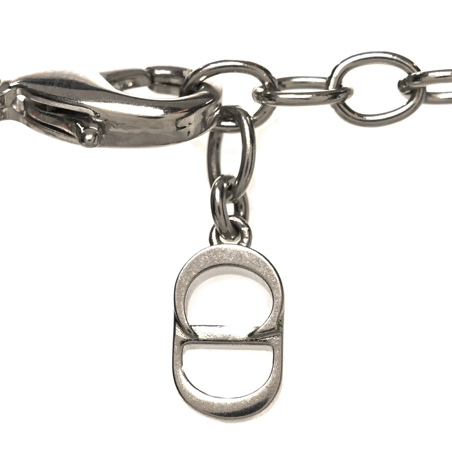 Metal Cannage Chain Link Necklace Gold Silver - Image 4