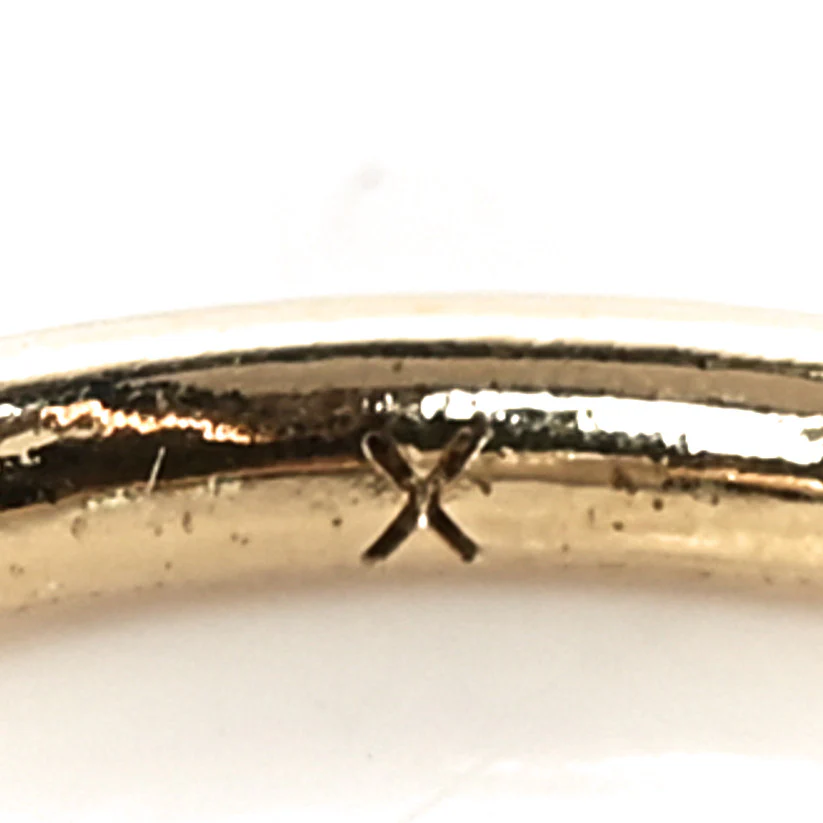 Metal CD Sphere Ring 52 6 Gold Silver - Image 4