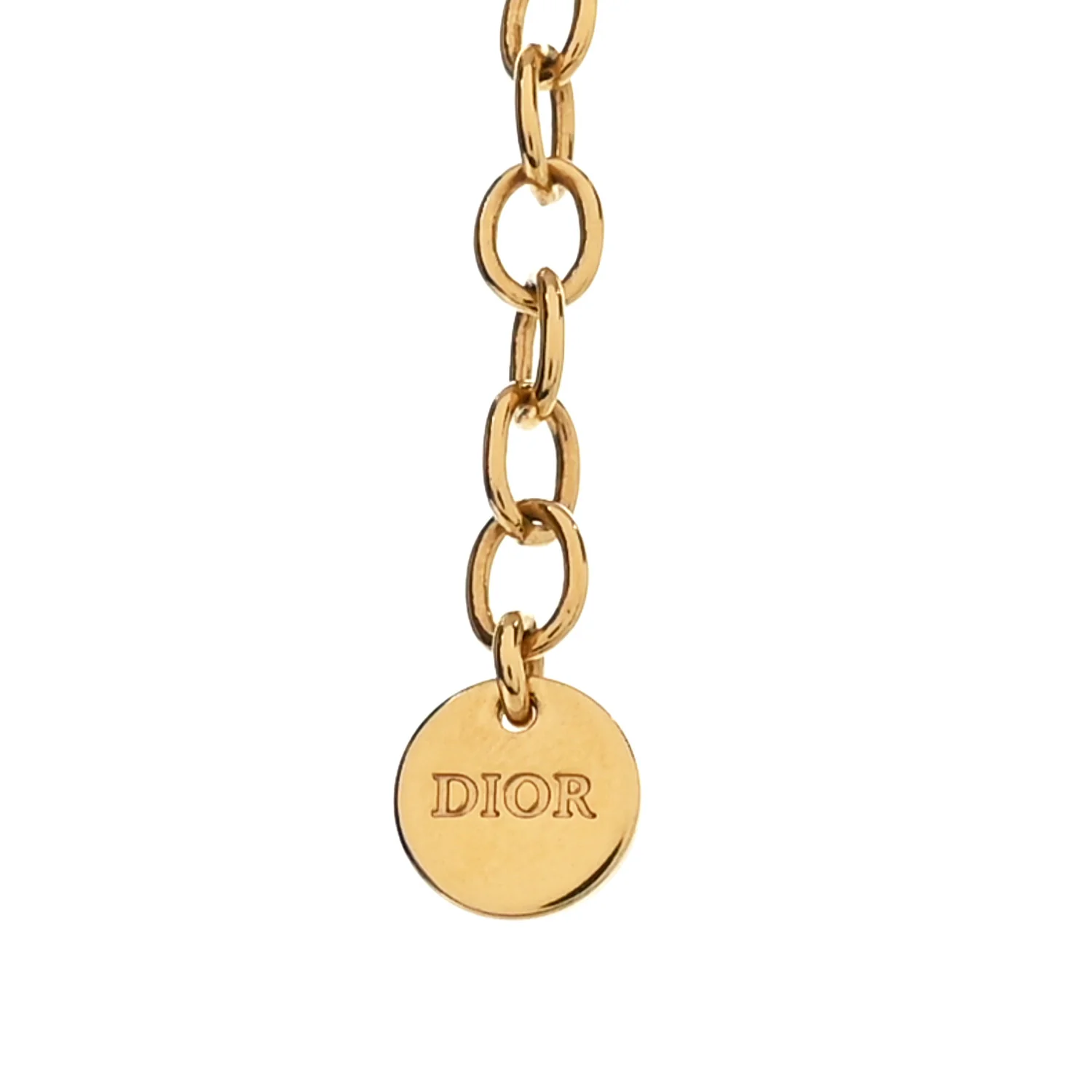 Metal Crystal Dio(r)evolution Necklace Gold - Image 4