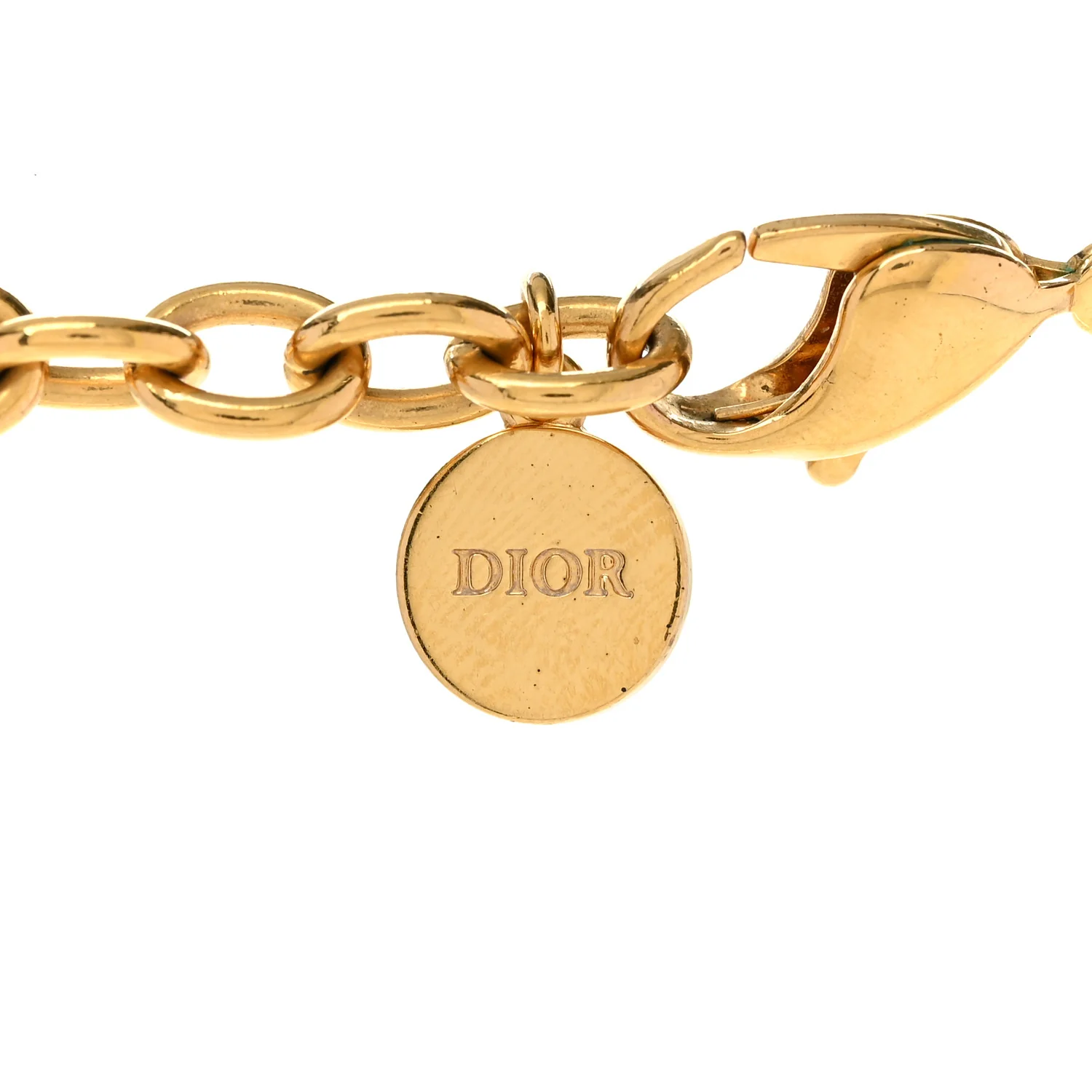 Metal Danseuse Etoile Chain Choker Necklace Gold - Image 5