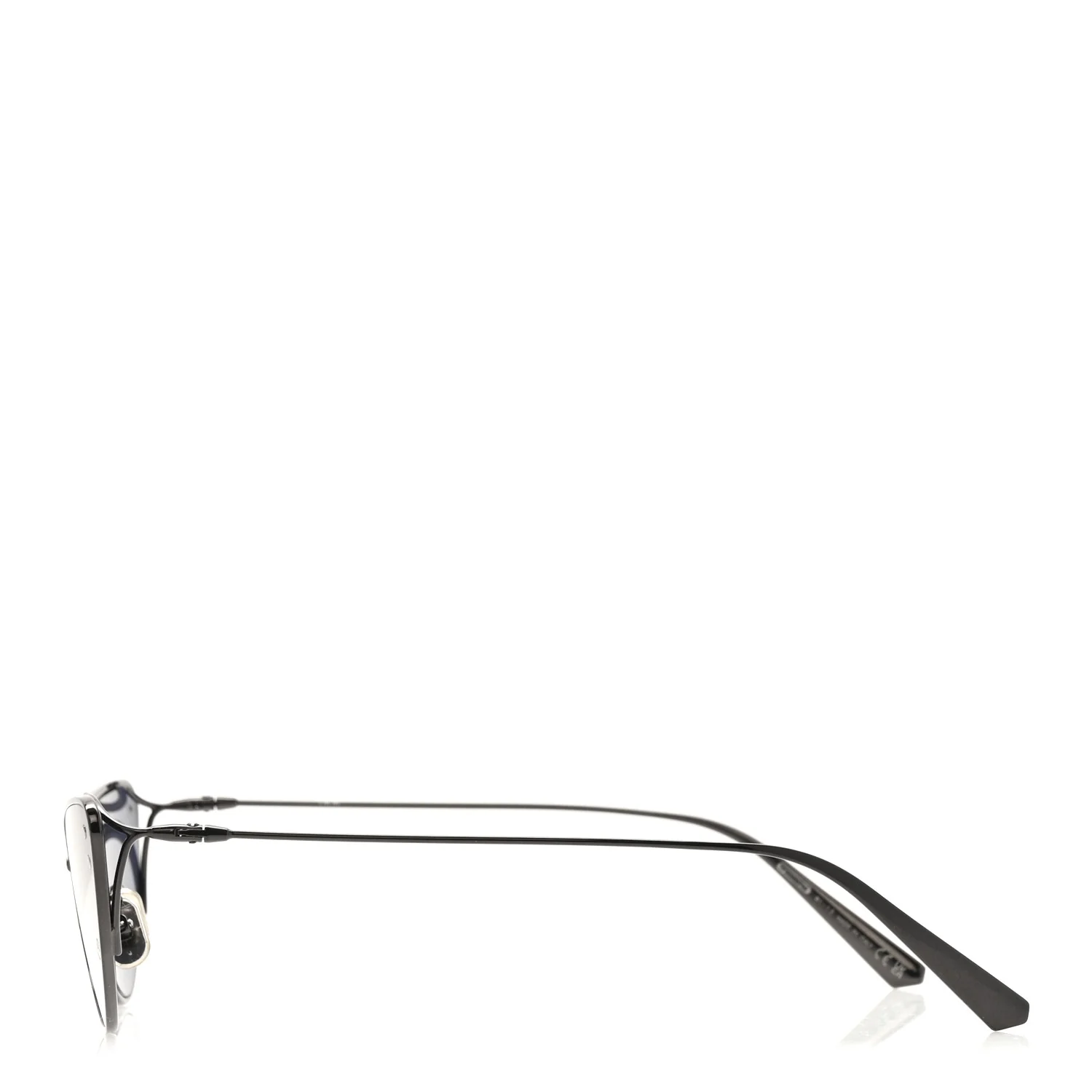 Metal MissDior B1U Butterfly Sunglasses Blue Gunmetal - Image 3