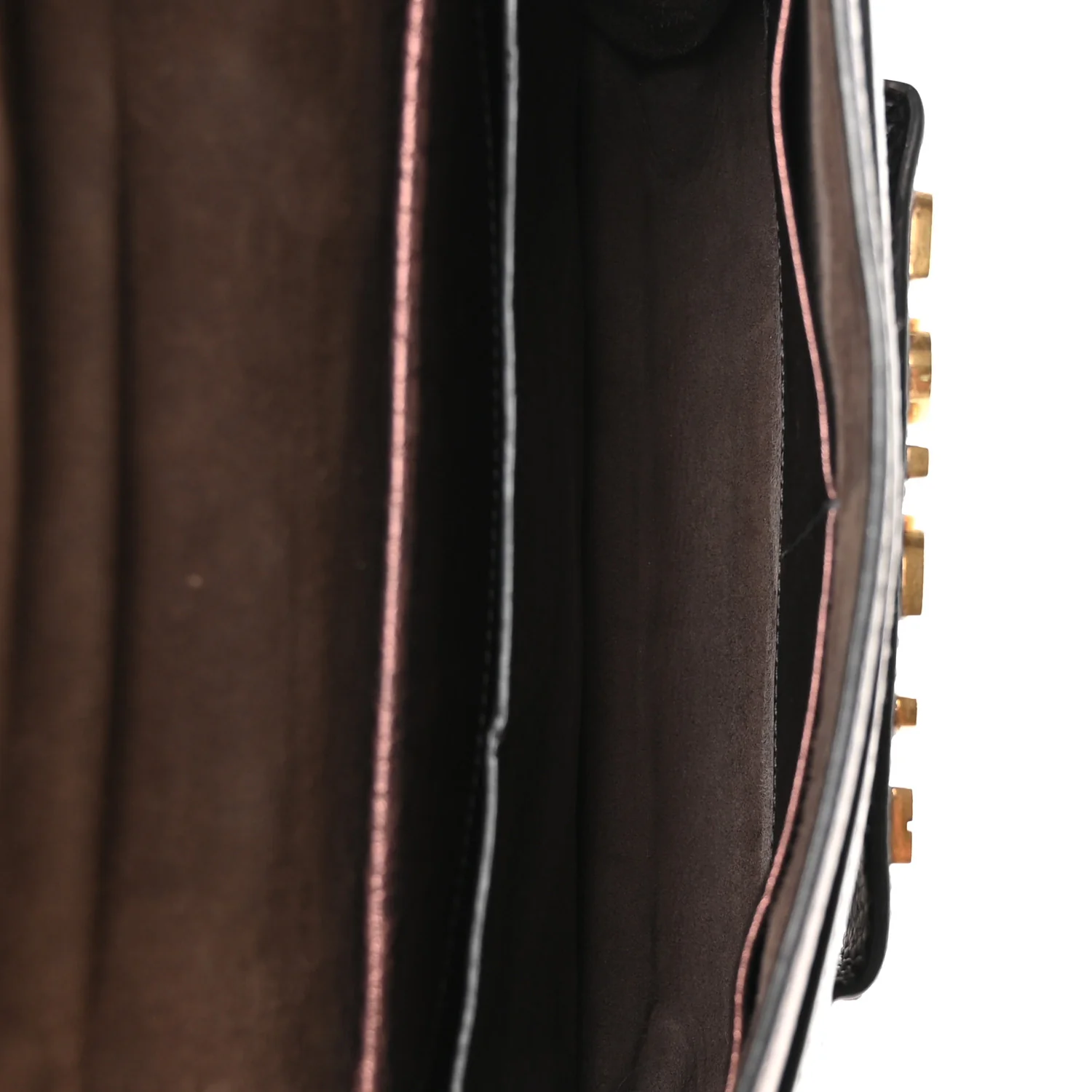 Metallic Calfskin J'Adior Chain Flap Bag Noisette - Image 5
