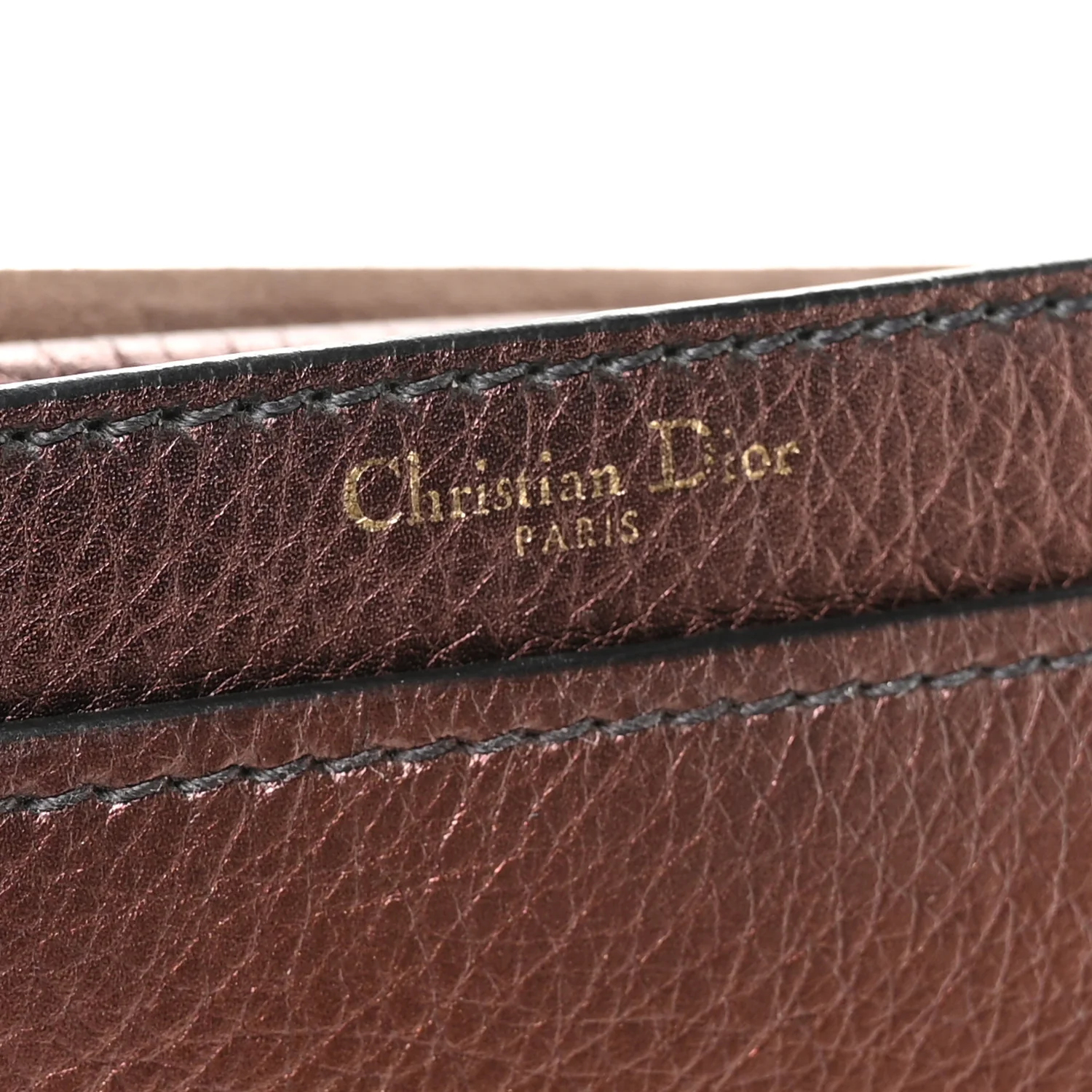 Metallic Calfskin J'Adior Chain Flap Bag Noisette - Image 6