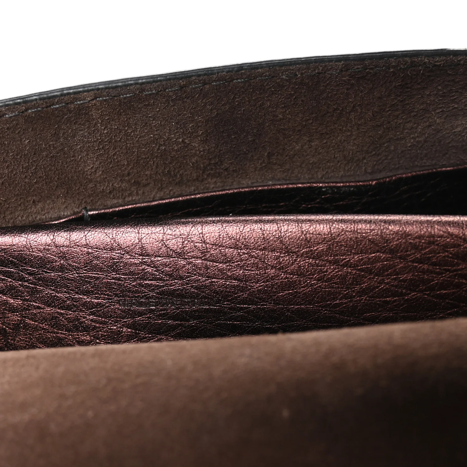 Metallic Calfskin J'Adior Chain Flap Bag Noisette - Image 7