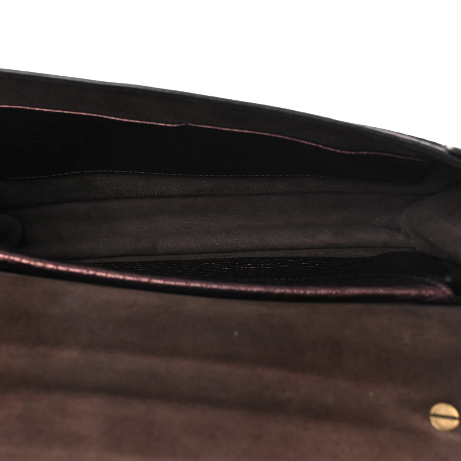 Metallic Calfskin J'Adior Chain Flap Bag Noisette - Image 5