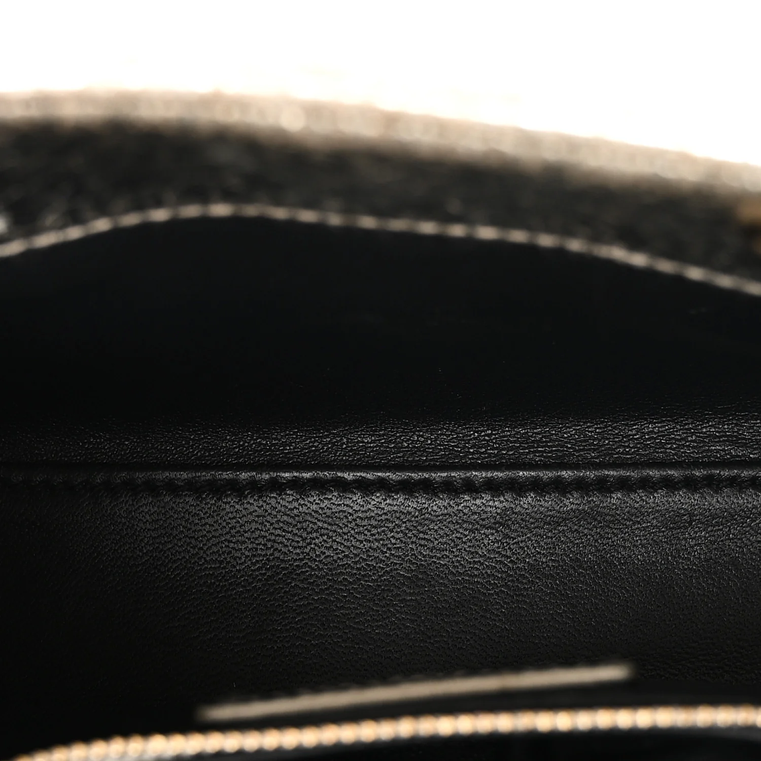 Metallic Crinkled Lambskin Cannage Mini Lady Dior Silver - Image 5
