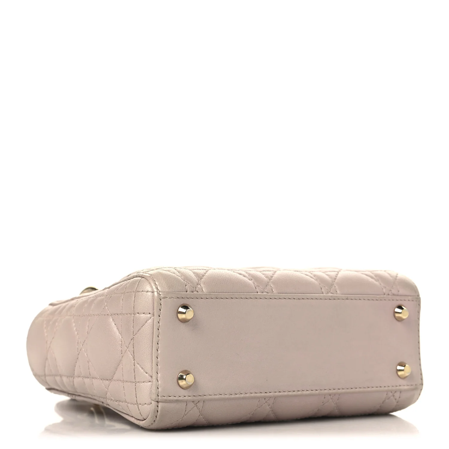 Metallic Lambskin Cannage Mini Lady Dior Lotus - Image 4