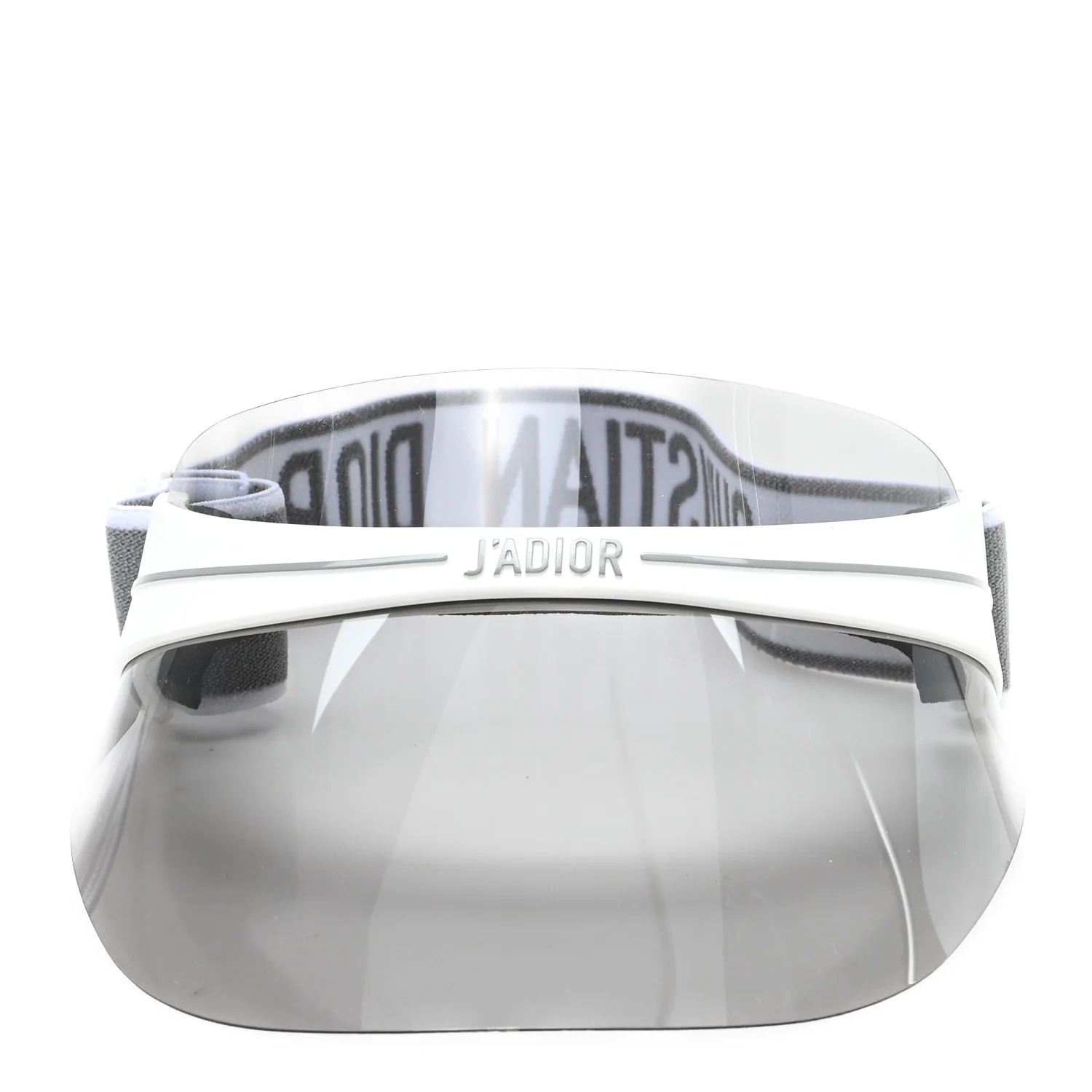Mirrored DiorClub1 Sun Visor Grey - Image 3